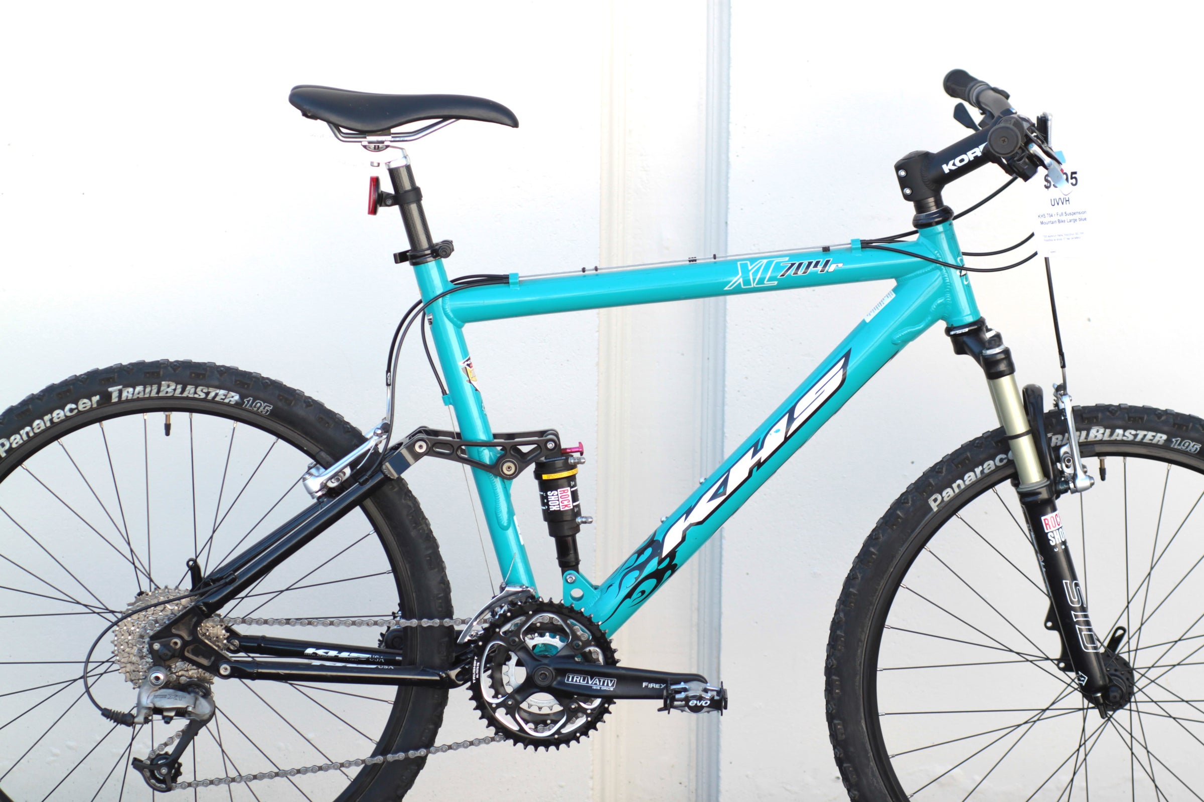 KHS XC 704r Full Suspension Mountain Bike - Large blue - UVVH