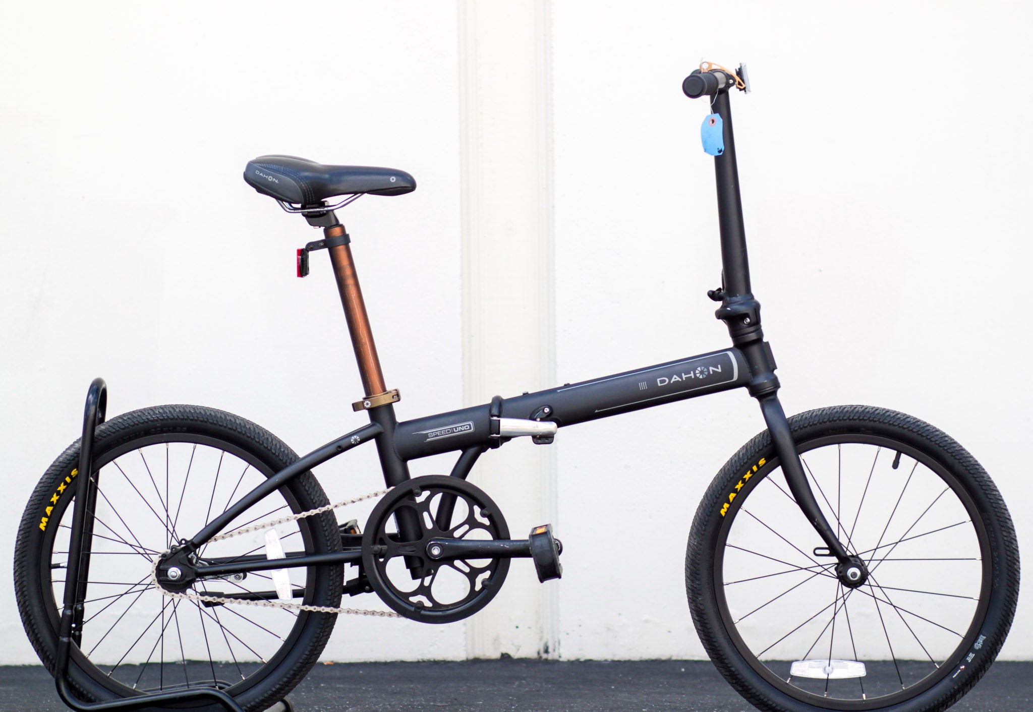 売れ筋がひ！ Singlespeed Uno Speed Dahon Folding EEHA - black Bike Travel 自転車本体
