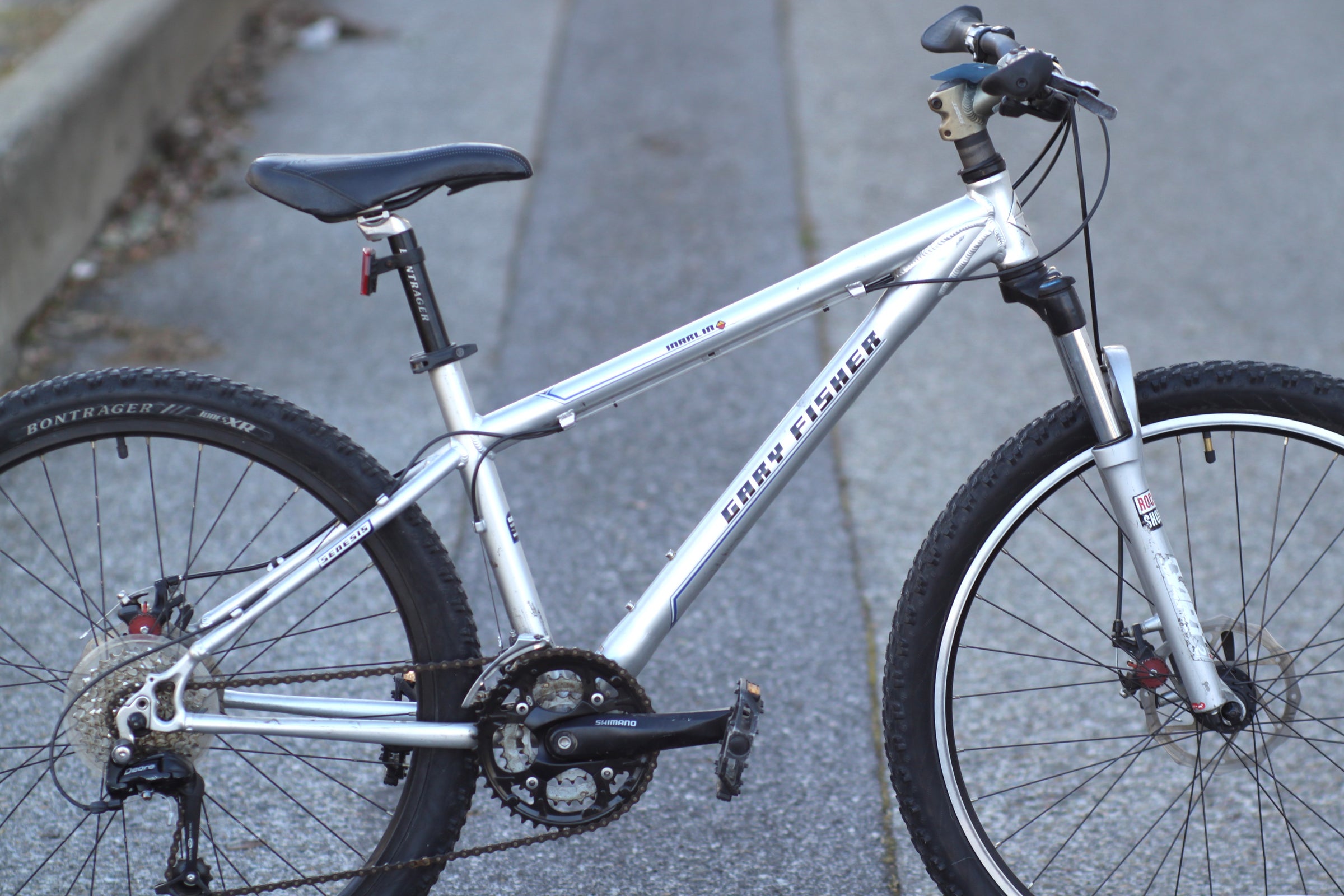Gary Fisher Marlin Disc Hardtail MTB with Disc Brakes silver