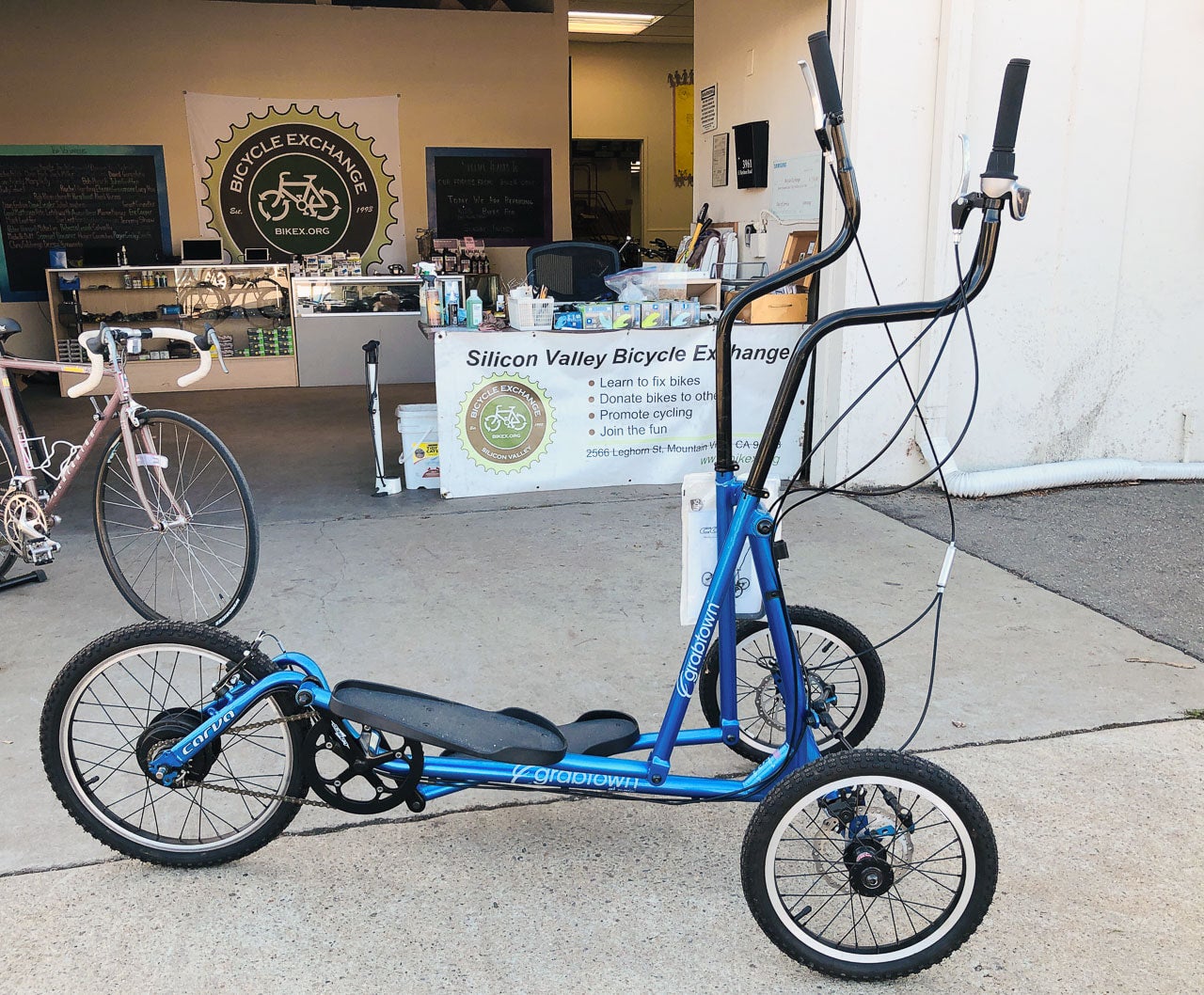 Grabtown Carva performance mobile elliptical standup bicycle LIKE