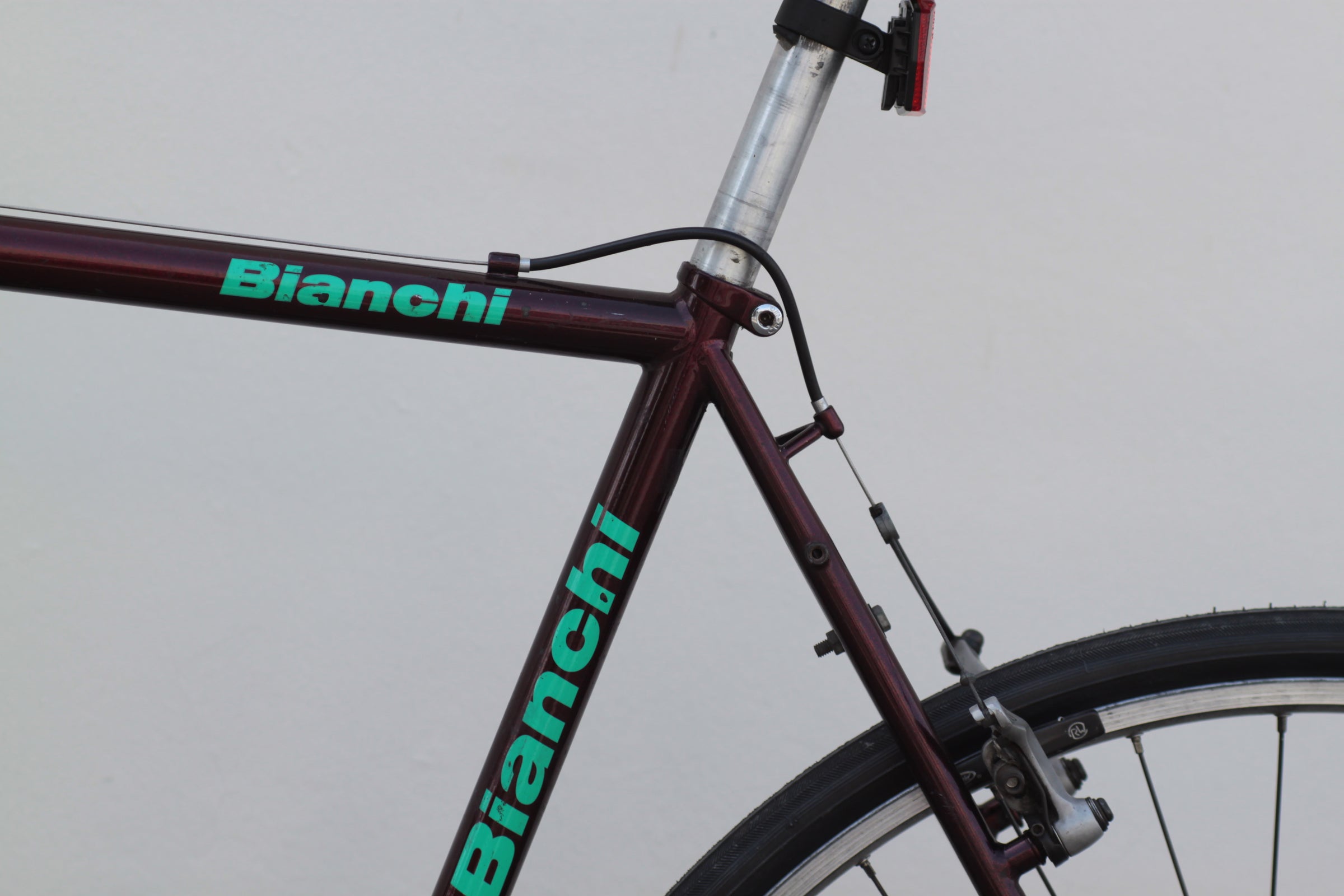 Bianchi Strada Reynolds Steel Commuter Hybrid Touring Bike purple