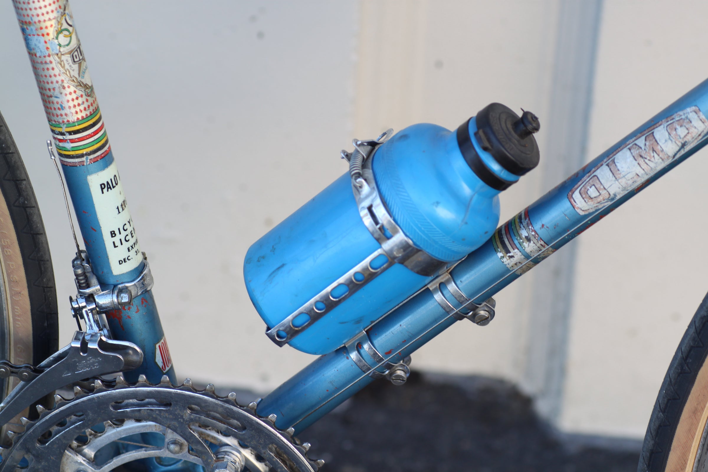Olmo Vintage Lugged Steel Italian Classic Road Bike blue - BQUW