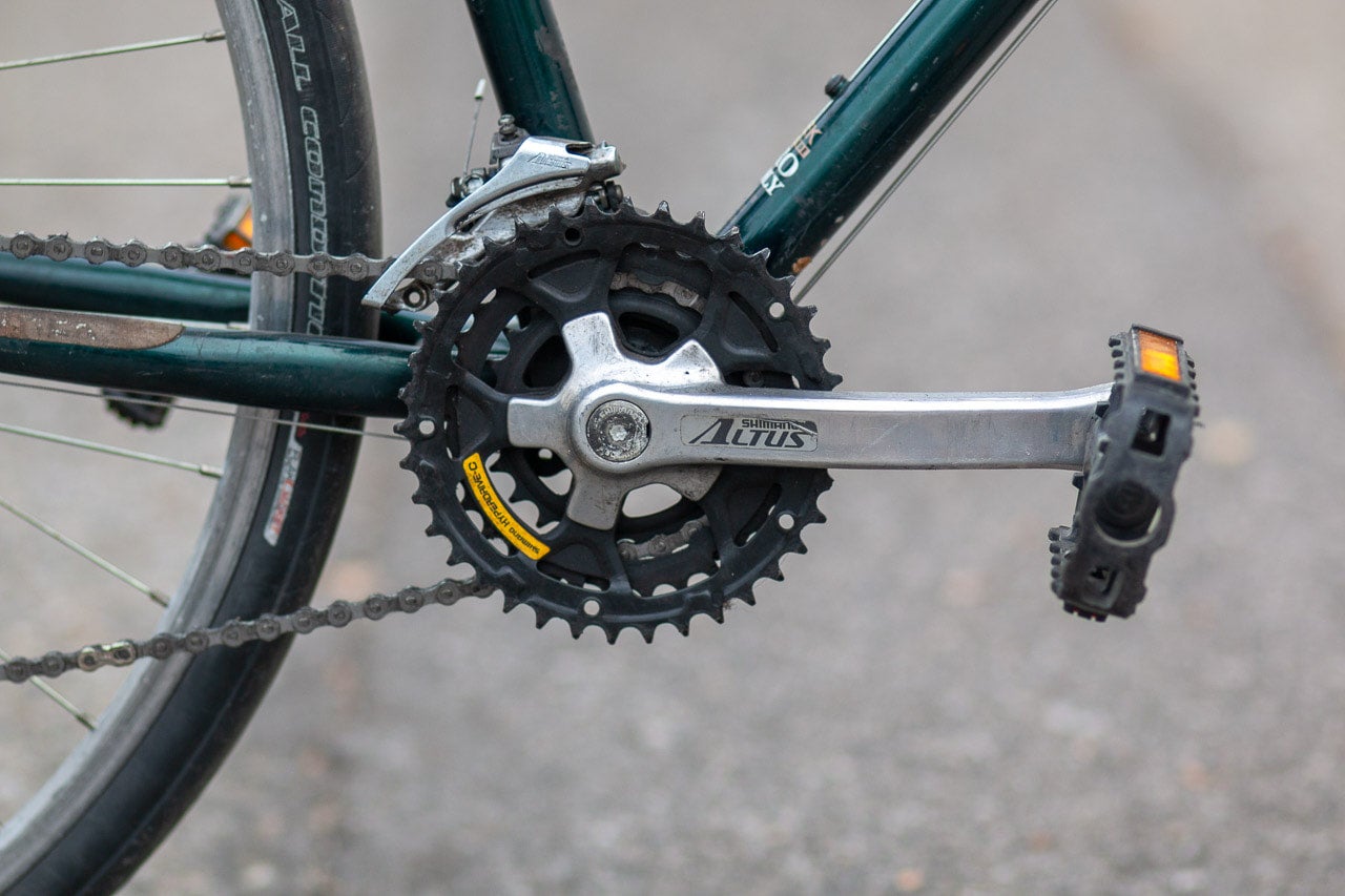 Trek 700 MultiTrack hybrid commuter bike Dark Green Used Bikes