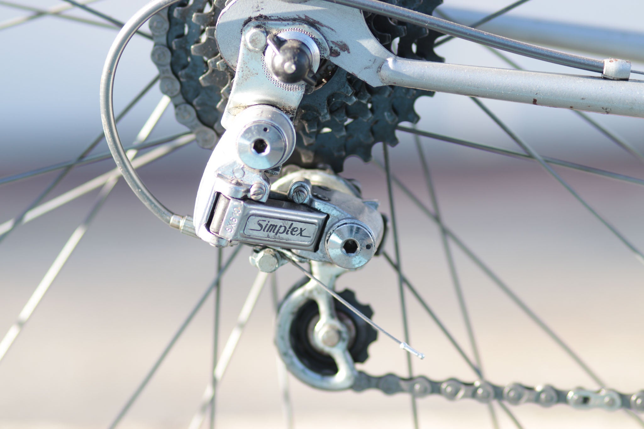 Peugeot Course Vintage Lugged Steel Road Bike with Mafac Brakes