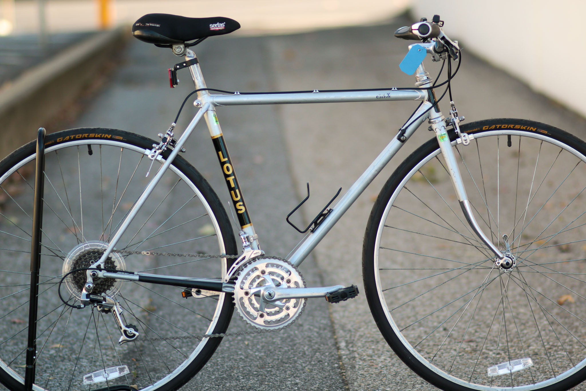 Lotus Excelle Vintage Lugged Steel Road / Townie Bike Made Lotus Excelle Vintage Lugged Steel Road / Townie Bike Made