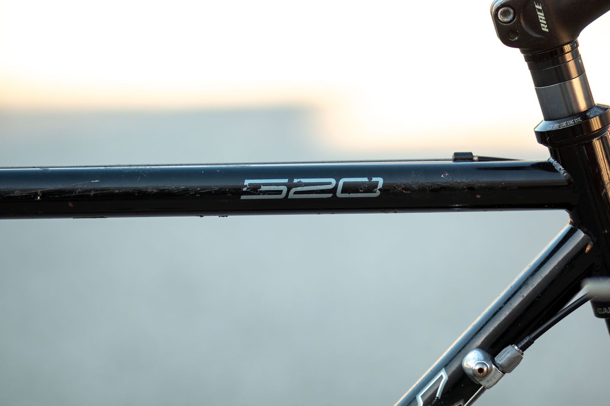 Trek 520 Touring Bike, Made-in-USA Steel, Gravel/Cross Black