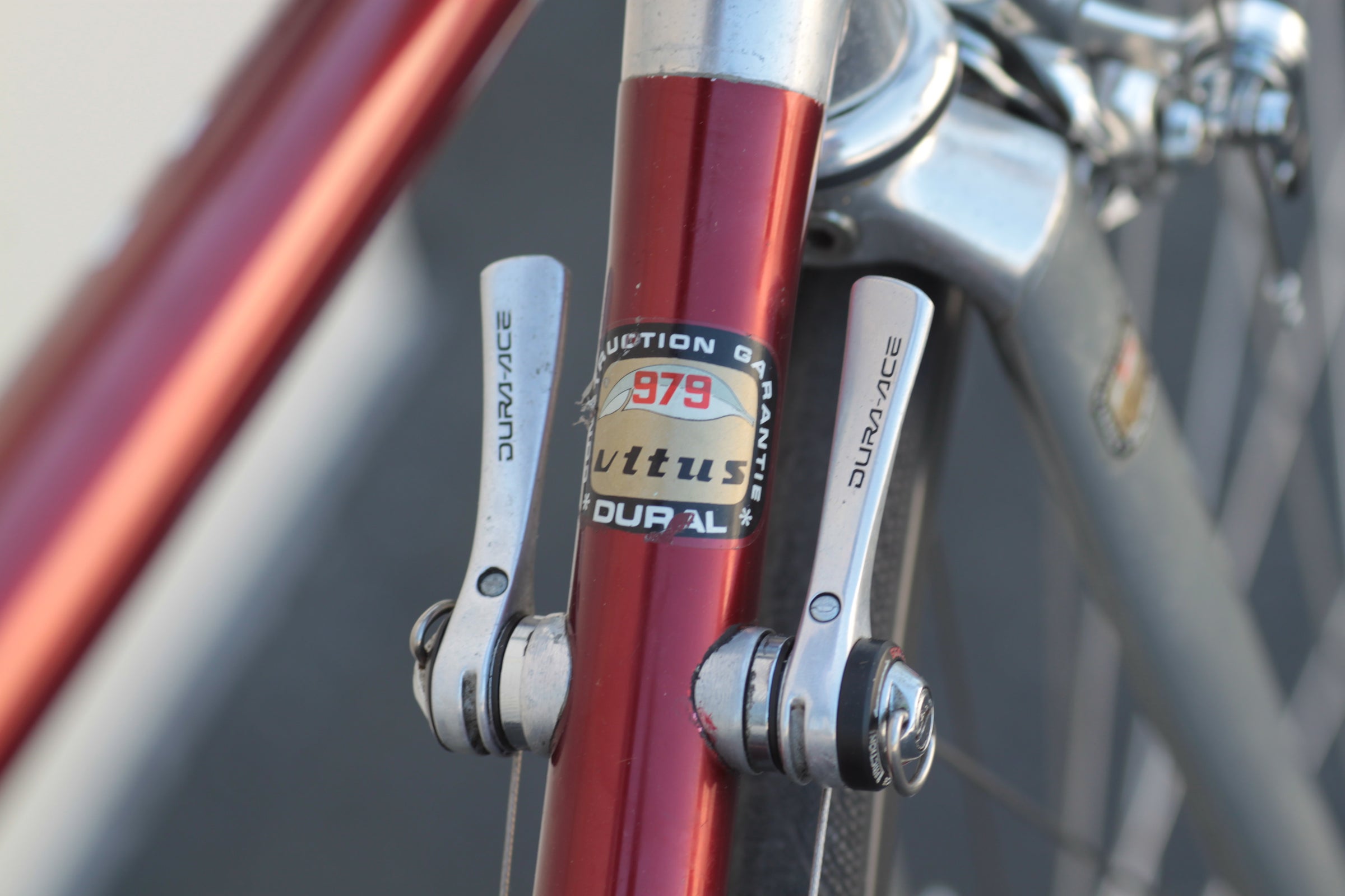 Vitus Dural 979 Vintage Aluminum Road Bike with Full Dura-Ace red