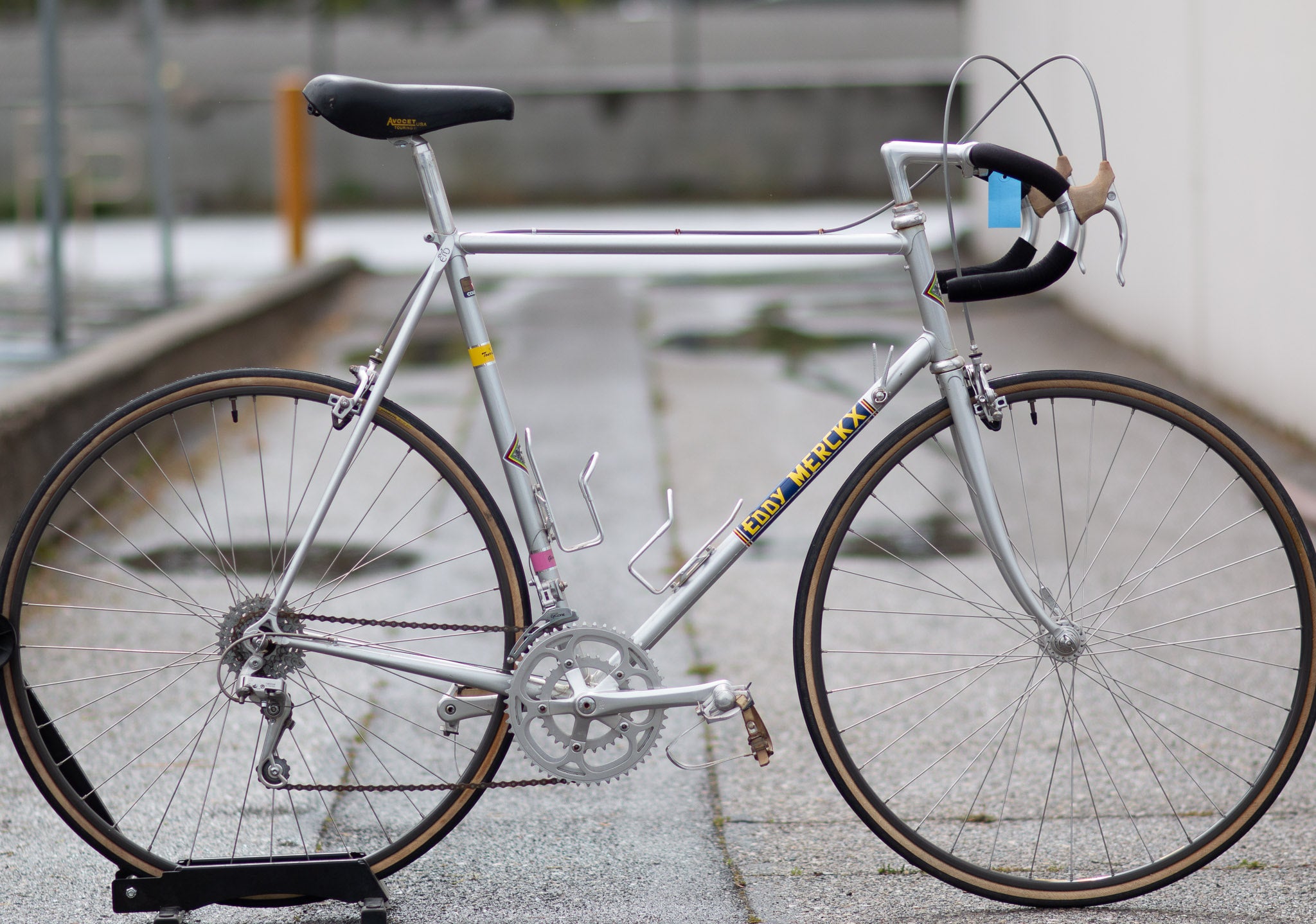 Eddy Merckx Vintage Lugged Steel Road Bike Silver KNUD Used