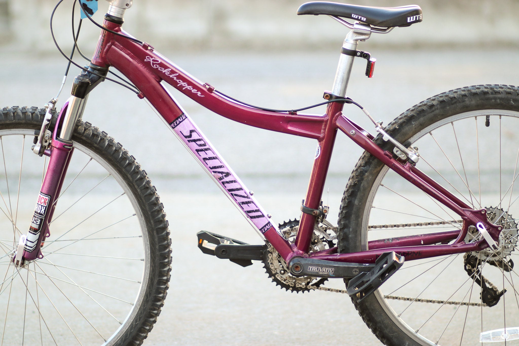 Specialized Rockhopper RH Womens Girls Big Kids Mountain Bike 15 purple DEOX