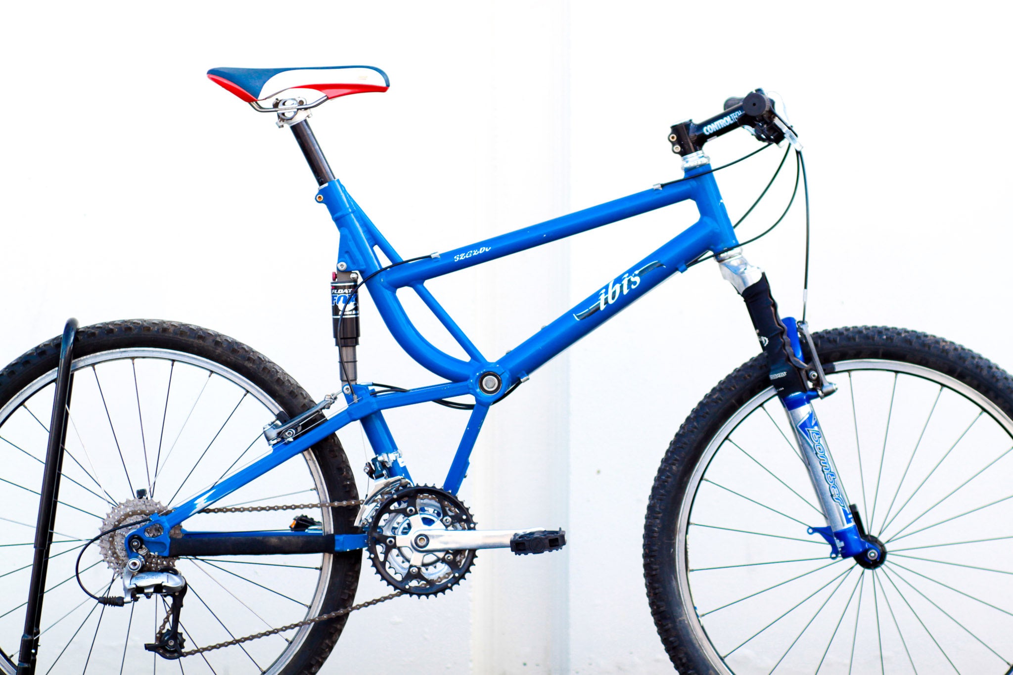 Ibis Szazbo Vintage Full Suspension Mountain Bike blue - VBBV Used Bikes for Sale - Silicon Valley Bicycle Exchange