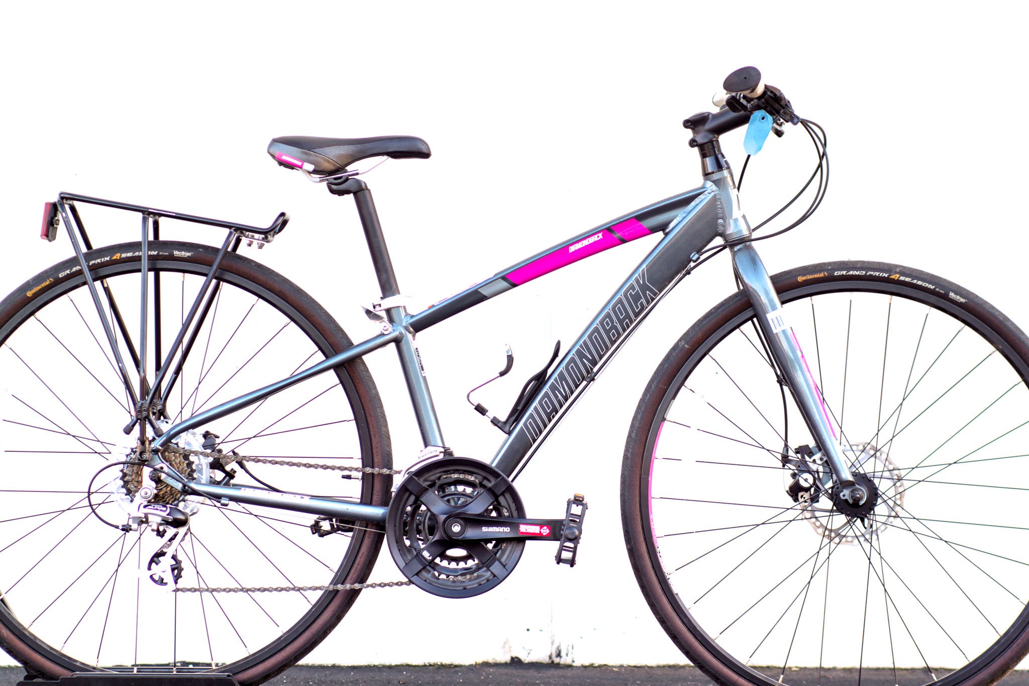 Diamondback Clarity 2 Disc Commuter Fitness Hybrid with Disc Brakes XS black BECM