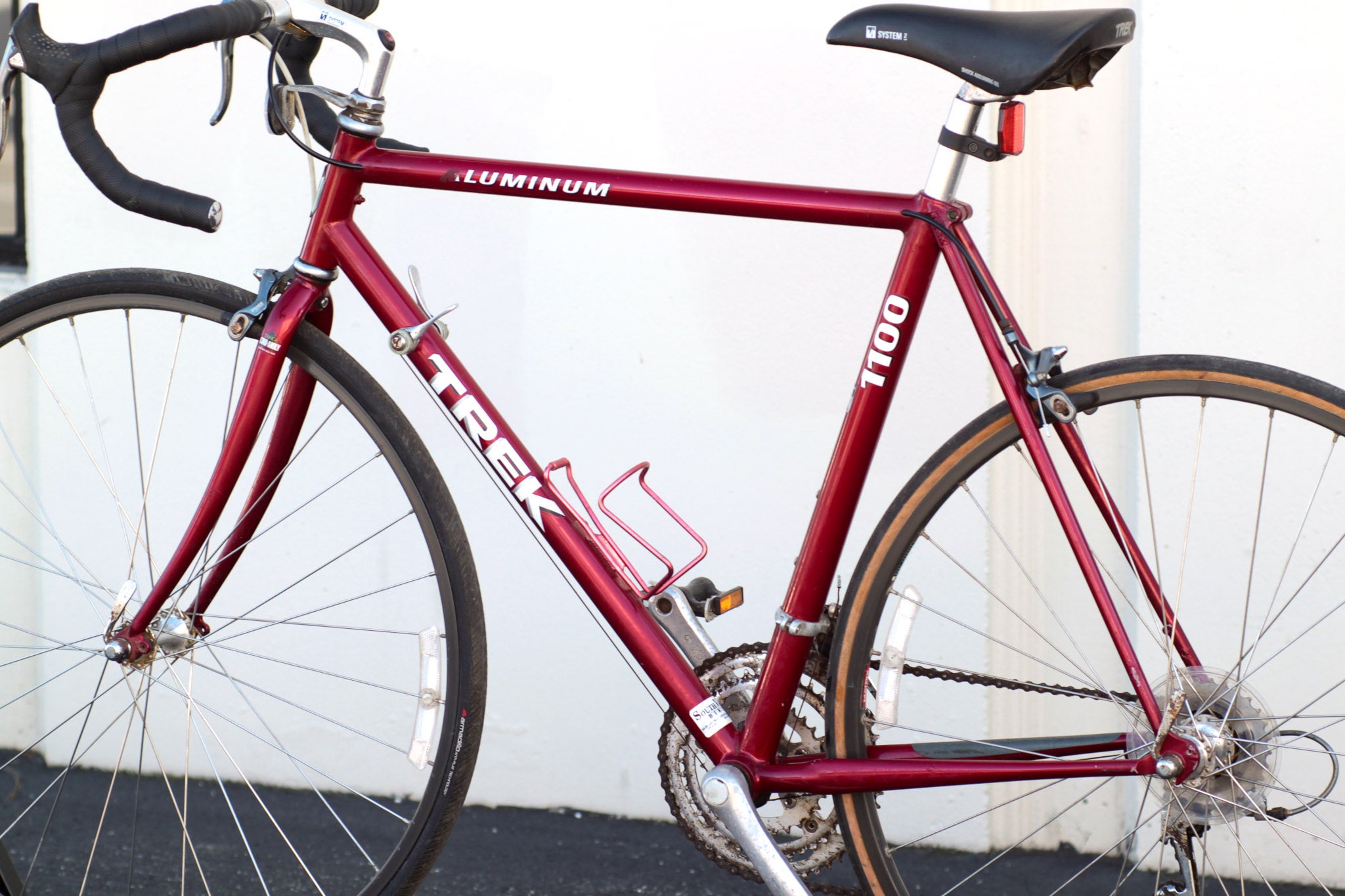 Trek Aluminum 1100 Road Bike Handbuilt in the USA 54 red FHTI Used Bikes for Sale Silicon Valley Bicycle Exchange Bay Area