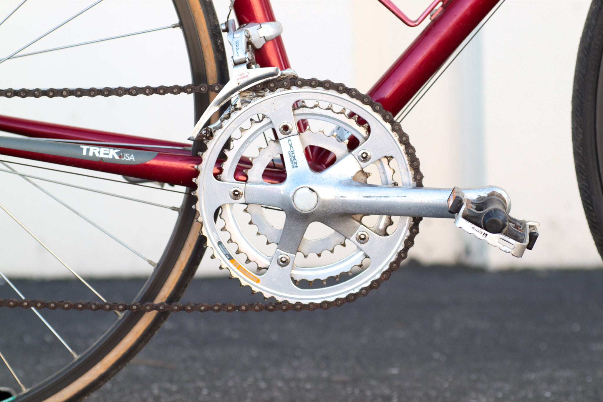 Trek Aluminum 1100 Road Bike Handbuilt in the USA 54 red FHTI Used Bikes for Sale Silicon Valley Bicycle Exchange Bay Area