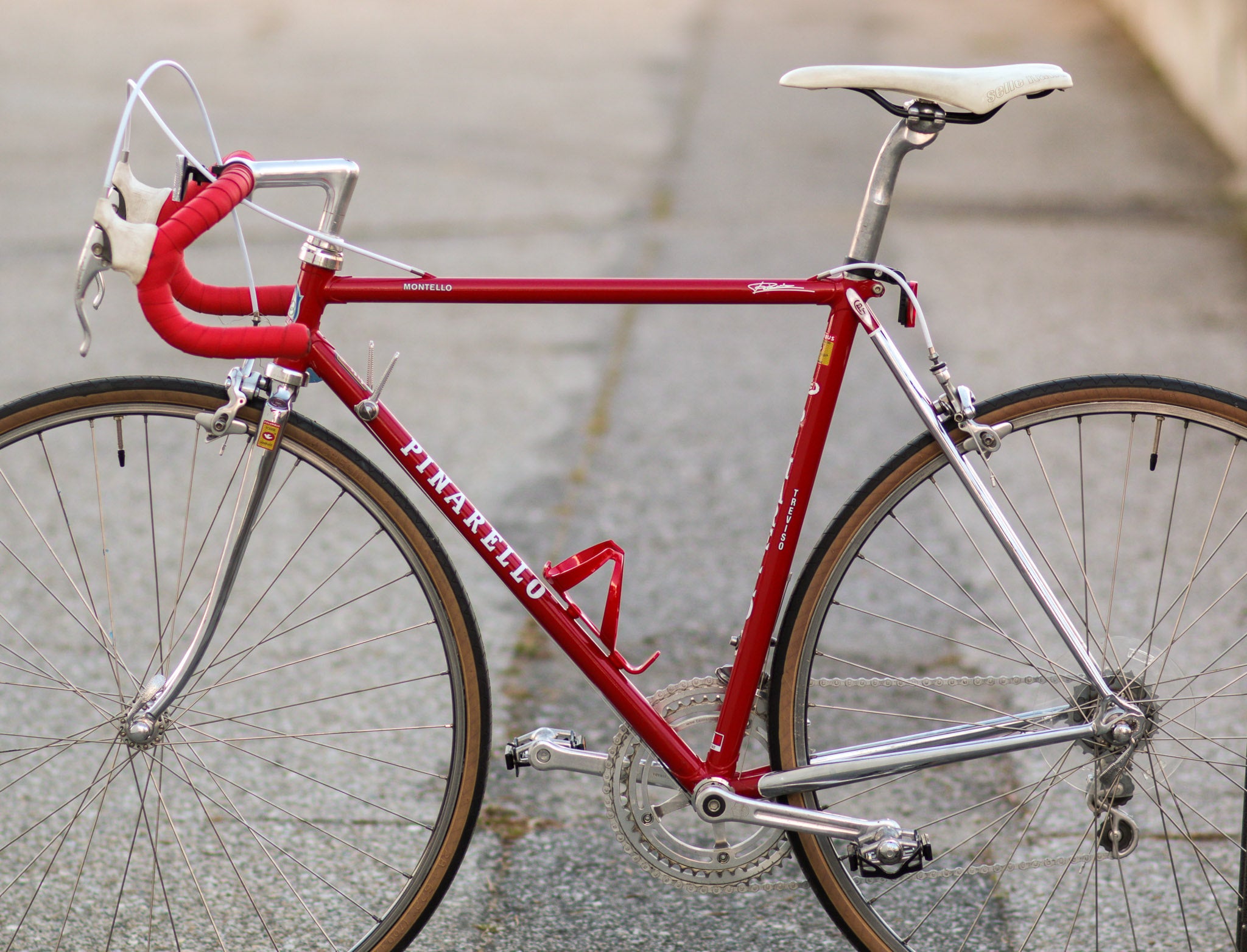 Pinarello Montello Vintage Road Bike Columbus SLX Steel Campagnolo