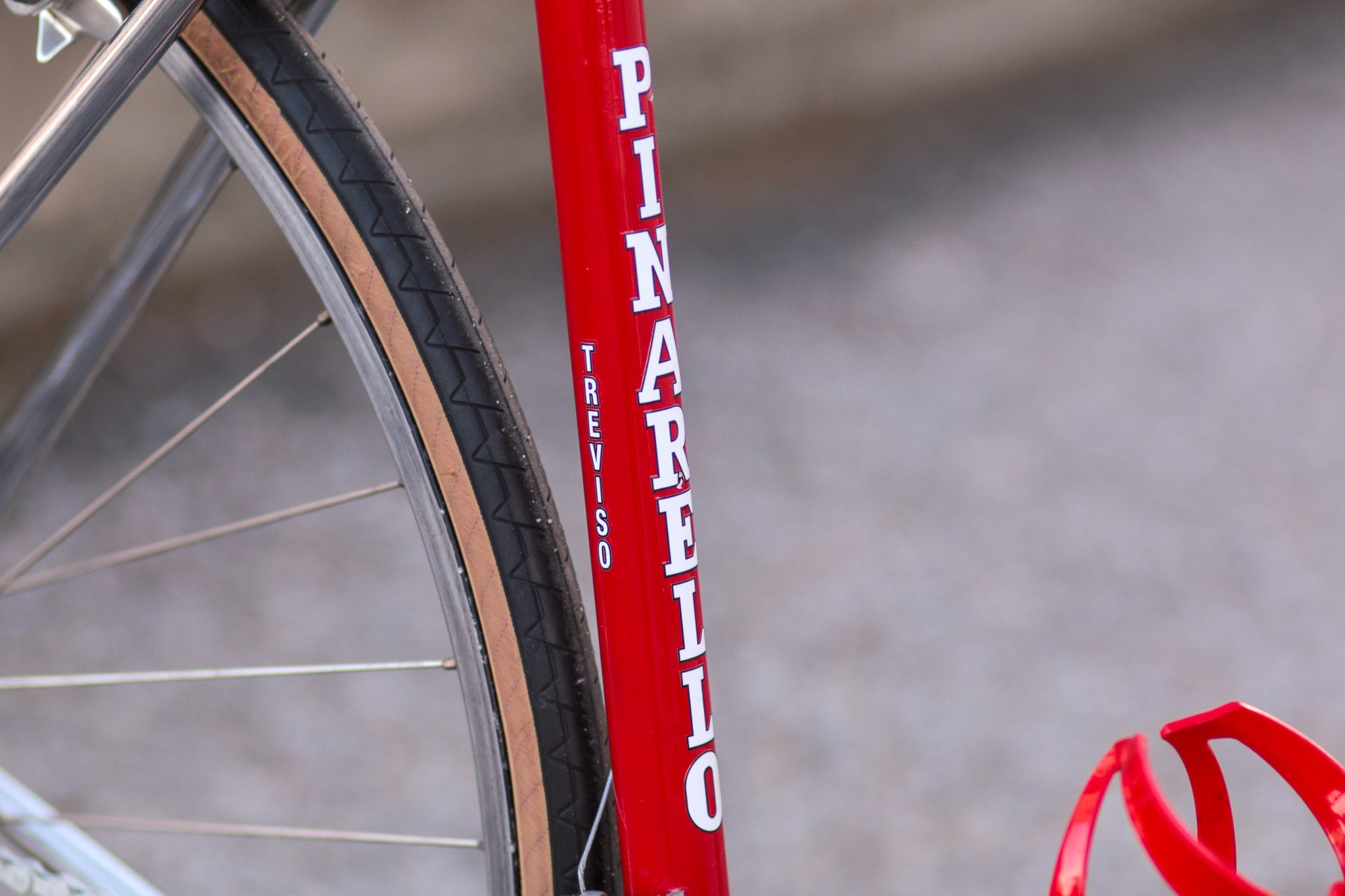 Pinarello Montello Vintage Road Bike Columbus SLX Steel Campagnolo Record red AOYE