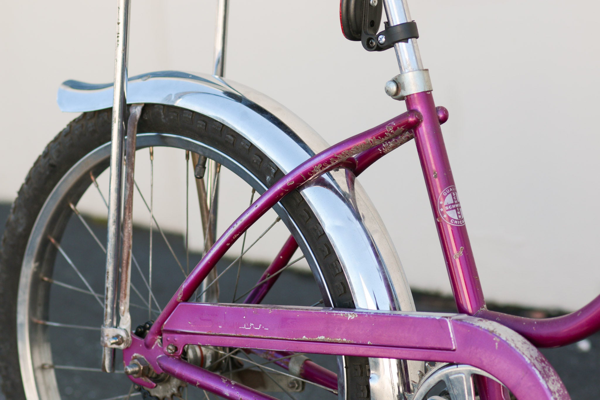 Schwinn Stingray Fair Lady Violet April 1969 Vintage Girls Bike purple FQII Used Bikes for Sale Silicon Valley Bicycle Exchange Bay Area
