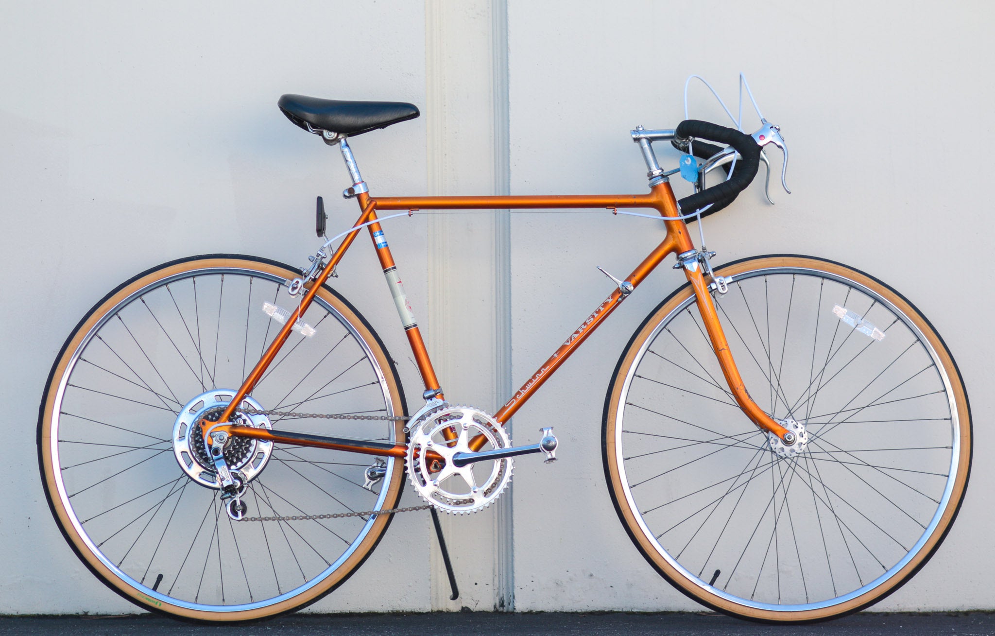 Schwinn Varsity Vintage Steel 10 Speed Bike A True Classic orange IKKV Used Bikes for Sale Silicon Valley Bicycle Exchange Bay Area
