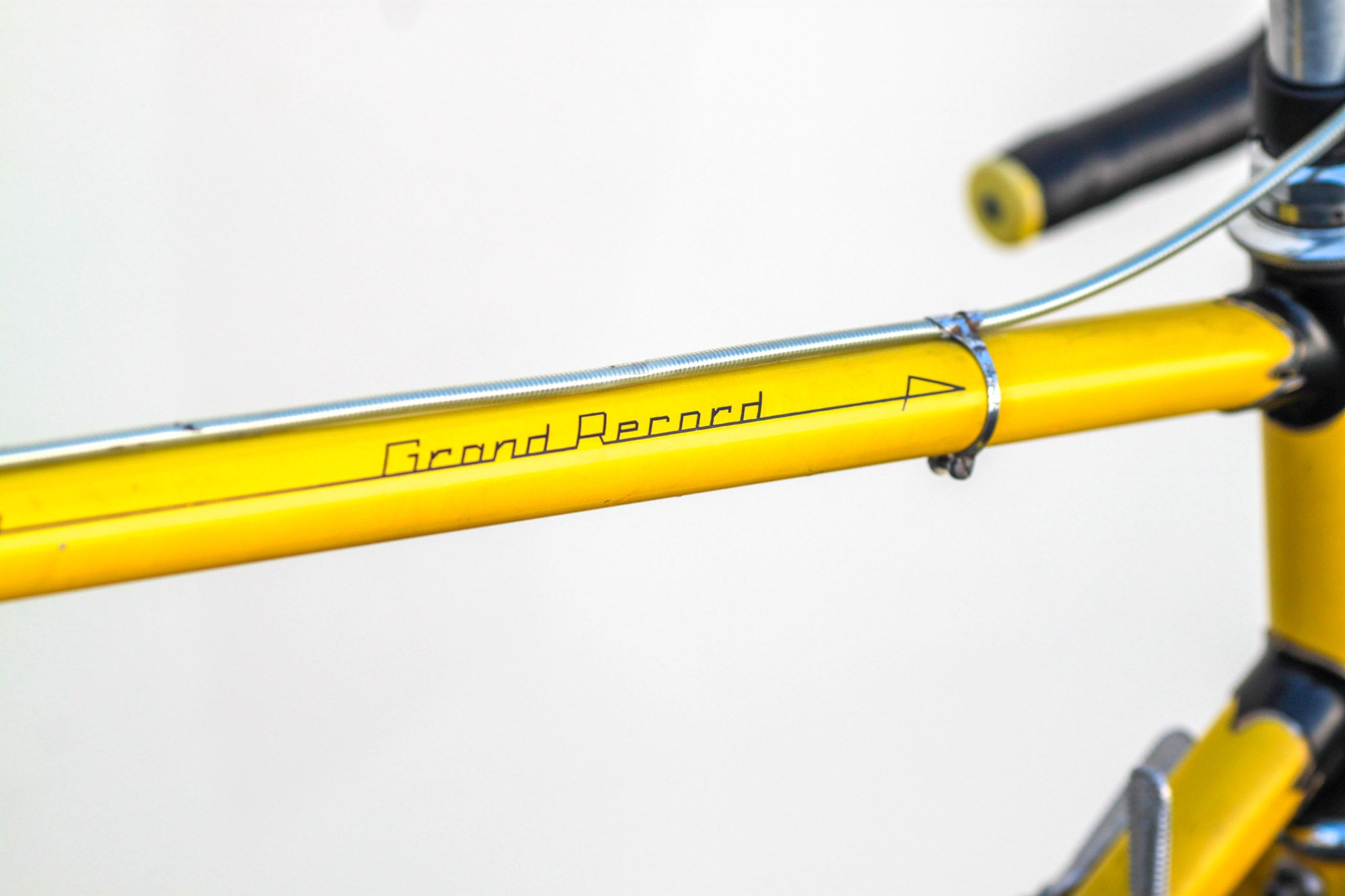 Motobecane Grand Record Vintage Lugged Steel 10 speed Road Bike with Campagnolo yellow OOYH Used Bikes for Sale Silicon Valley Bicycle Exchange Bay Area
