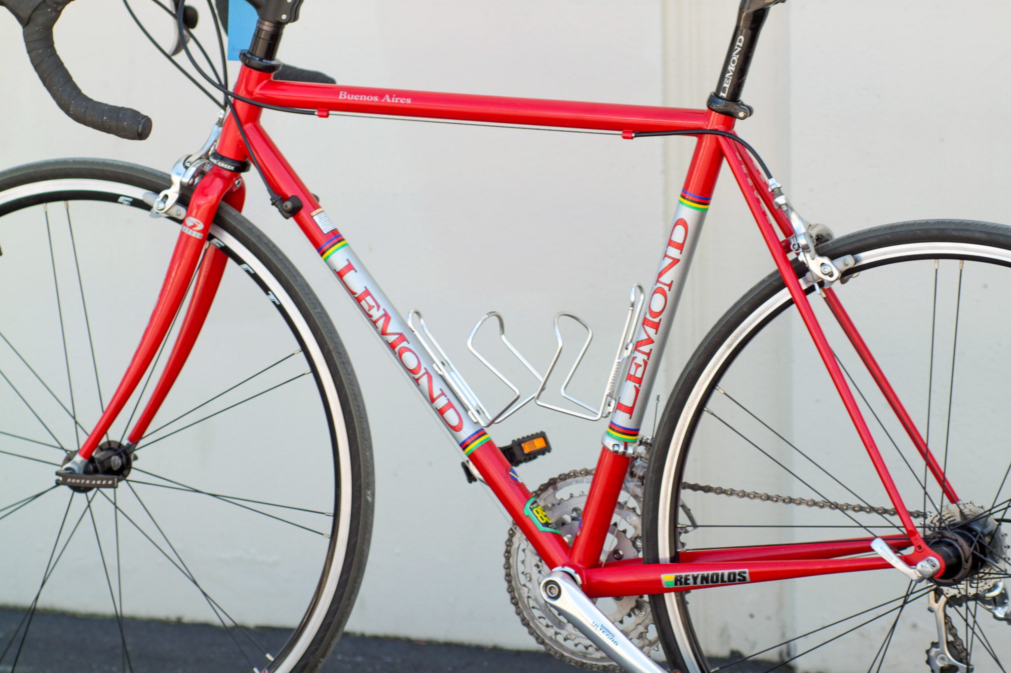LeMond Buenos Aires Road Bike with Reynolds 853 Steel Frame Carbon Fork 51cm red DNAG