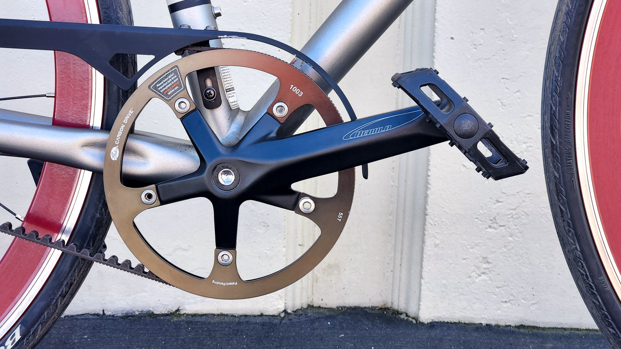 Trek 1st District City Bike with Gates Carbon Belt Drive and Shimano Alfine 11 speed 54cm gray SZIF Used Bikes for Sale Silicon Valley Bicycle Exchange Bay Area