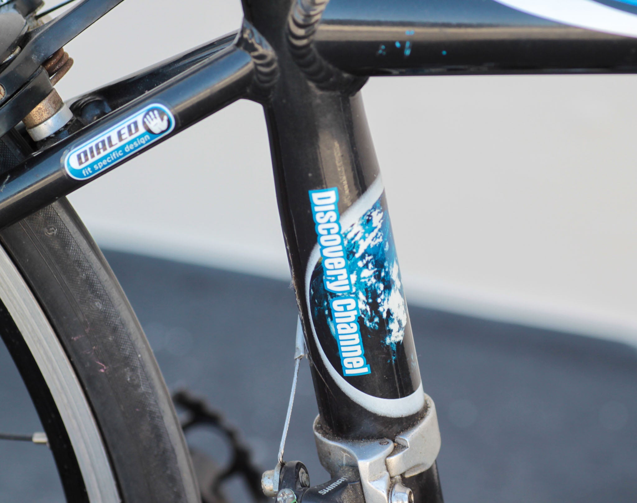 Trek Discovery Channel Kids Road Triathlon Bike with Drop Bars blue black AHNC Used Bikes for Sale Silicon Valley Bicycle Exchange Bay Area