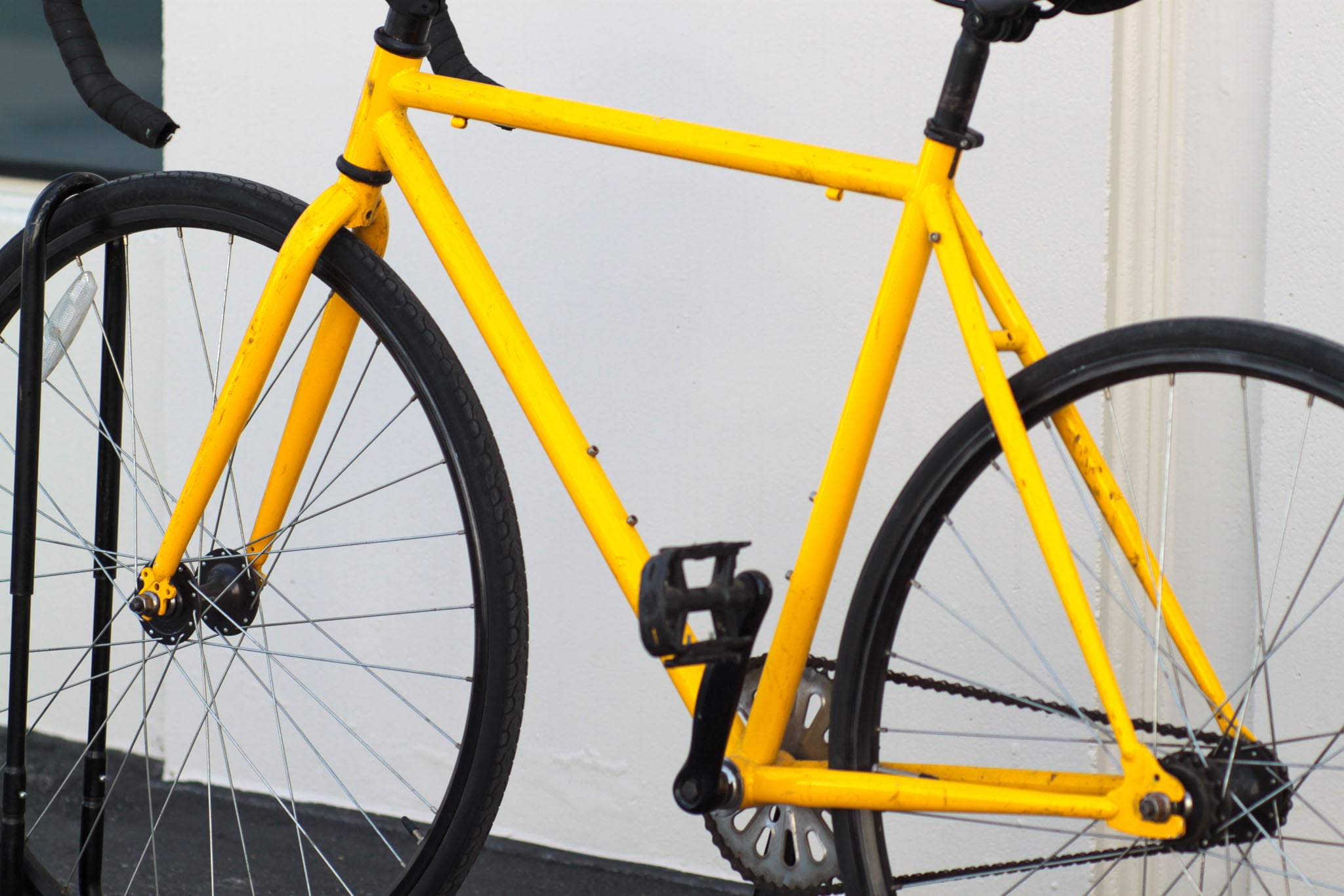 Dawes MTA Fixie Singlespeed 4130 Cromoly Steel Track Bike with No Brakes AS IS yellow MQBY
