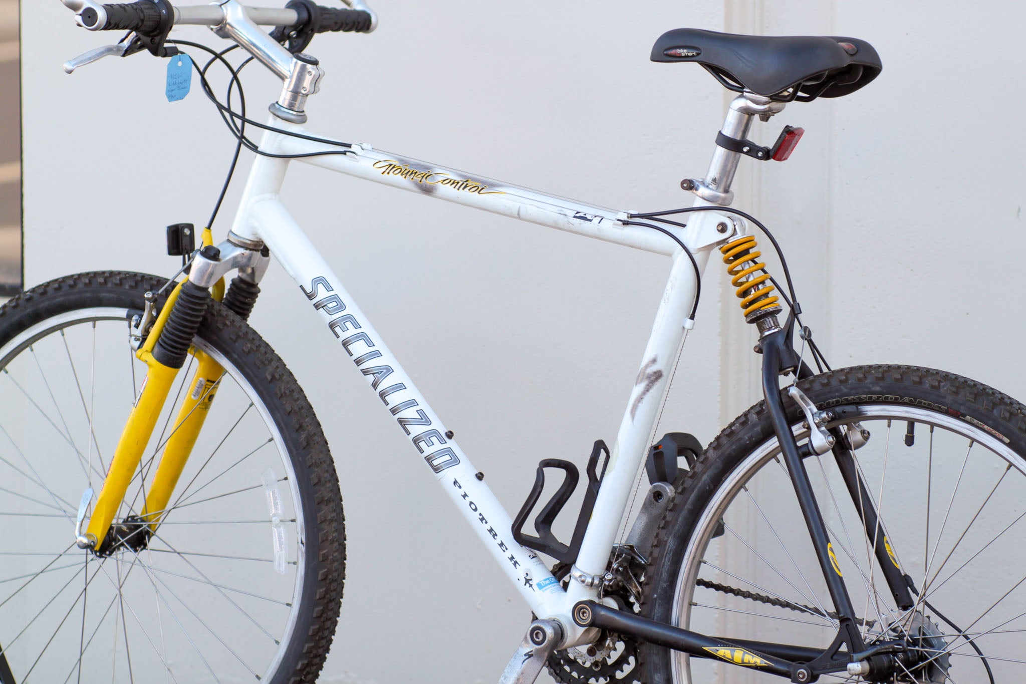 Specialized Ground Control AIM Vintage Full Suspension MTB XL white ZVXC Used Bikes for Sale Silicon Valley Bicycle Exchange Bay Area