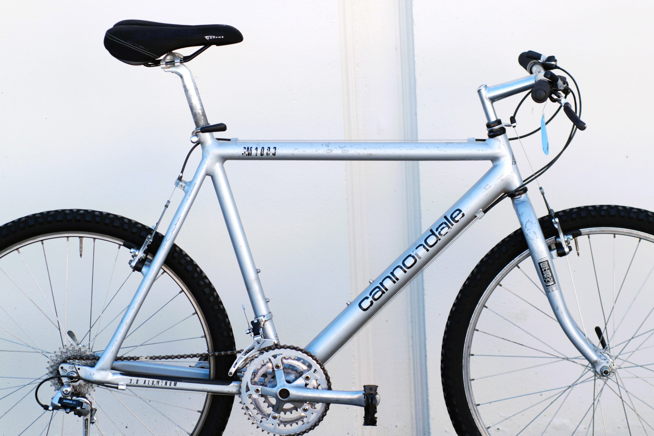 Cannondale SM1000 Vintage MTB with Suntour XC Comp Handbuilt in the USA silver EHXS Used Bikes for Sale Silicon Valley Bicycle Exchange Bay Area