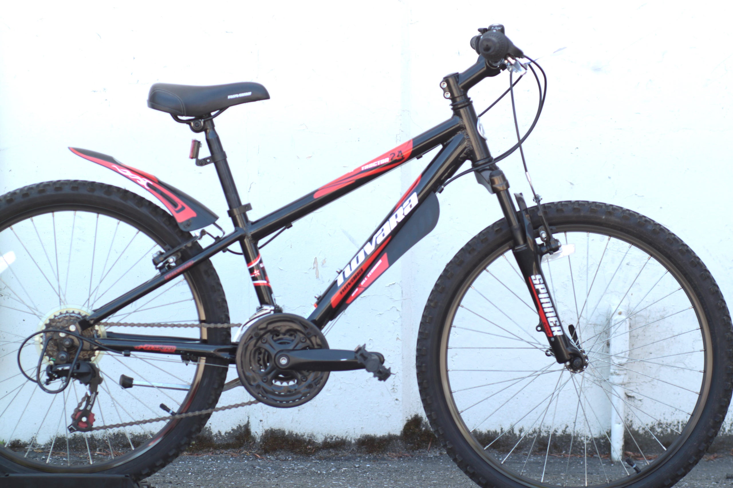 Novara Tractor 24 Kid s Mountain Bike with Spinner Fork black RQJB Used Bikes for Sale Silicon Valley Bicycle Exchange Bay Area