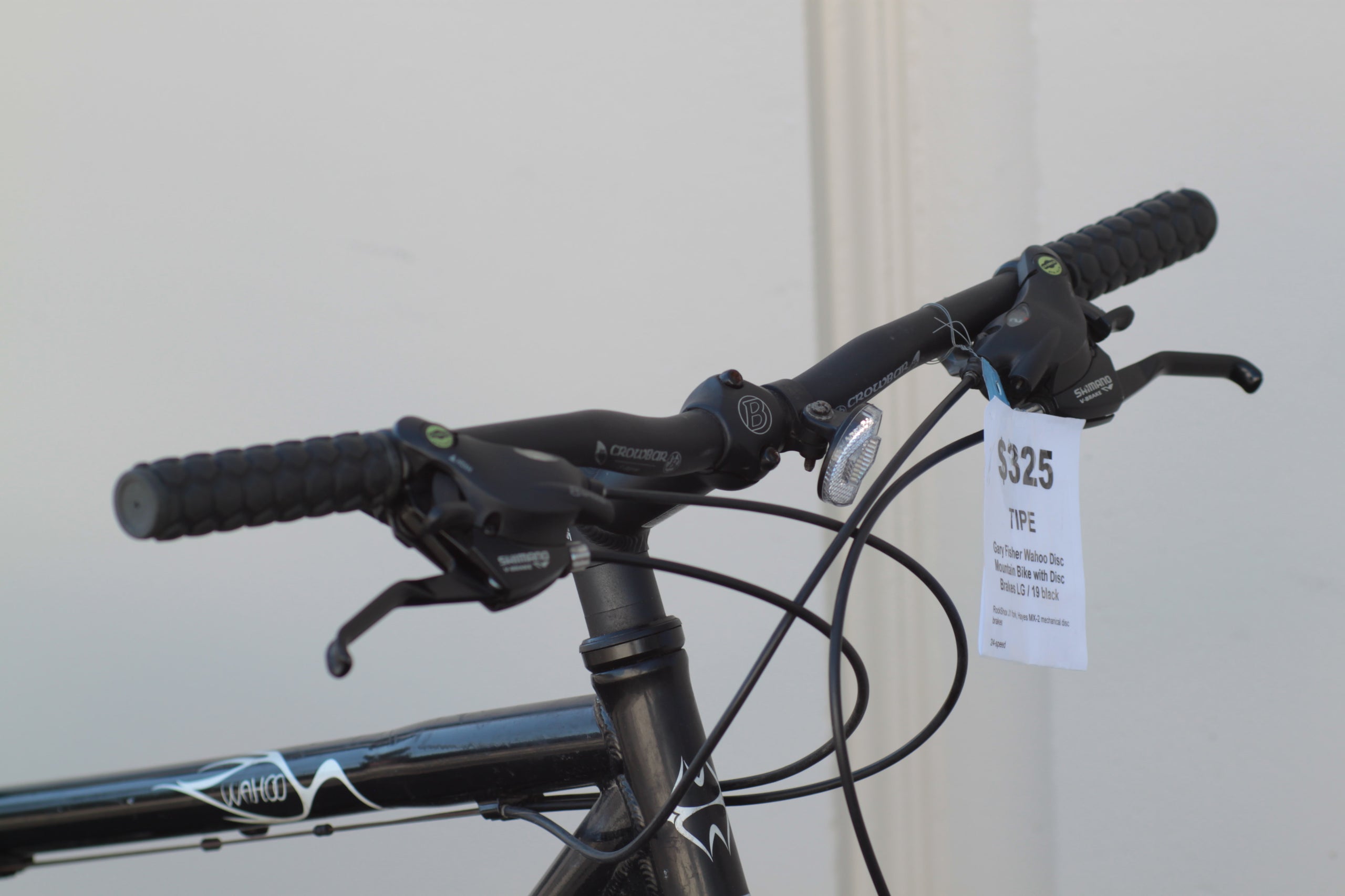 Gary Fisher Wahoo Disc Mountain Bike with Disc brakes LG 19 black TIPE