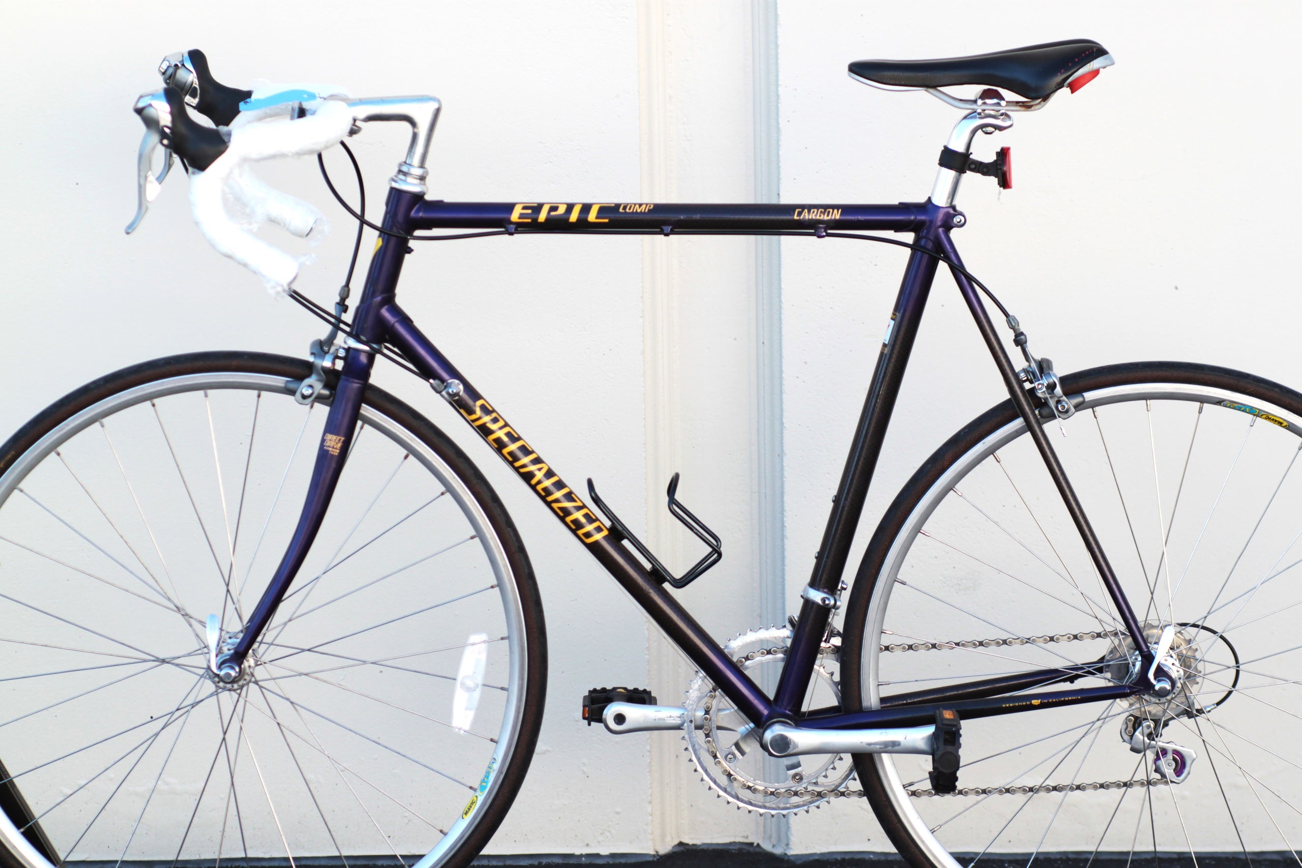 Specialized Epic Carbon Comp Vintage Lugged Carbon Road Bike purple GPKR Used Bikes for Sale Silicon Valley Bicycle Exchange Bay Area