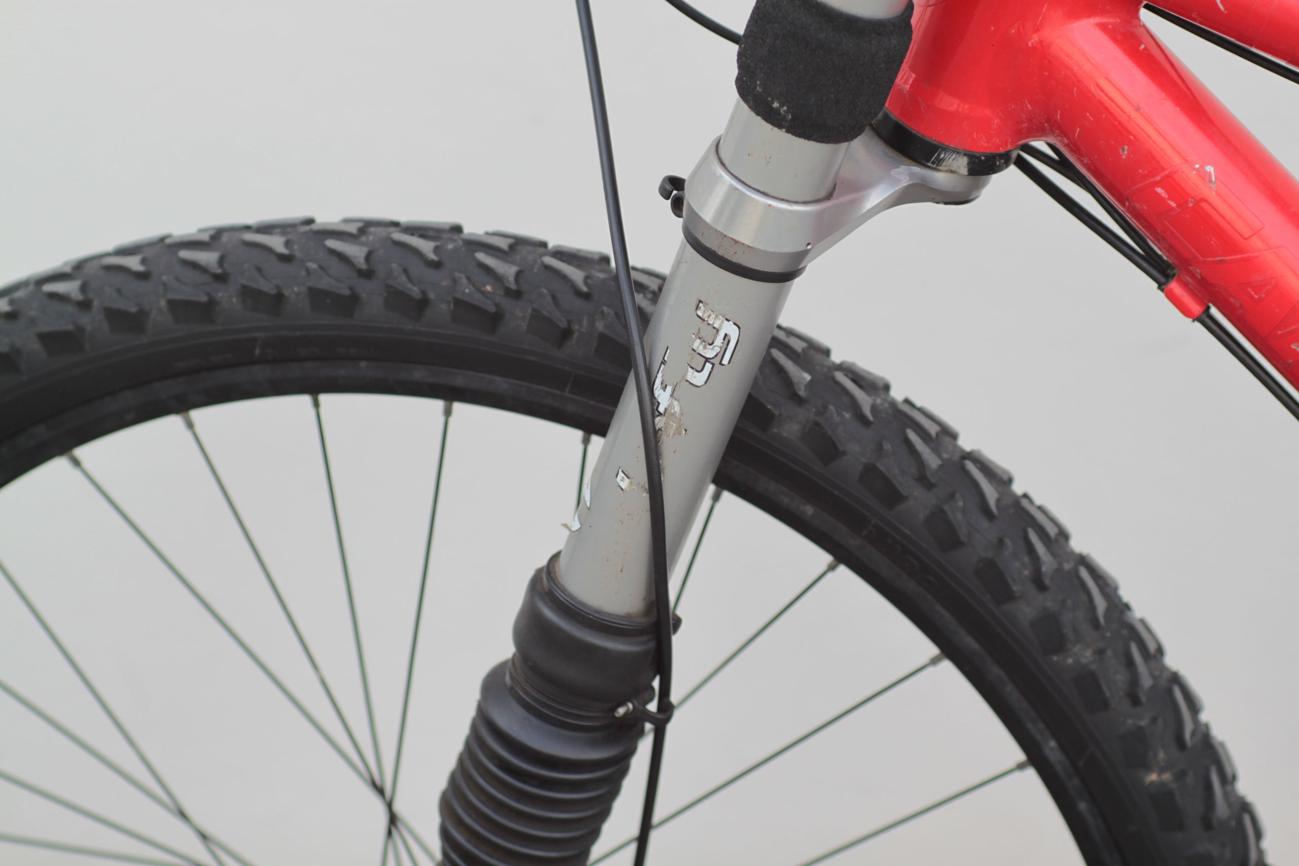 Cannondale Rush Full Suspension MTB with Disc Brakes AS IS Medium red USON