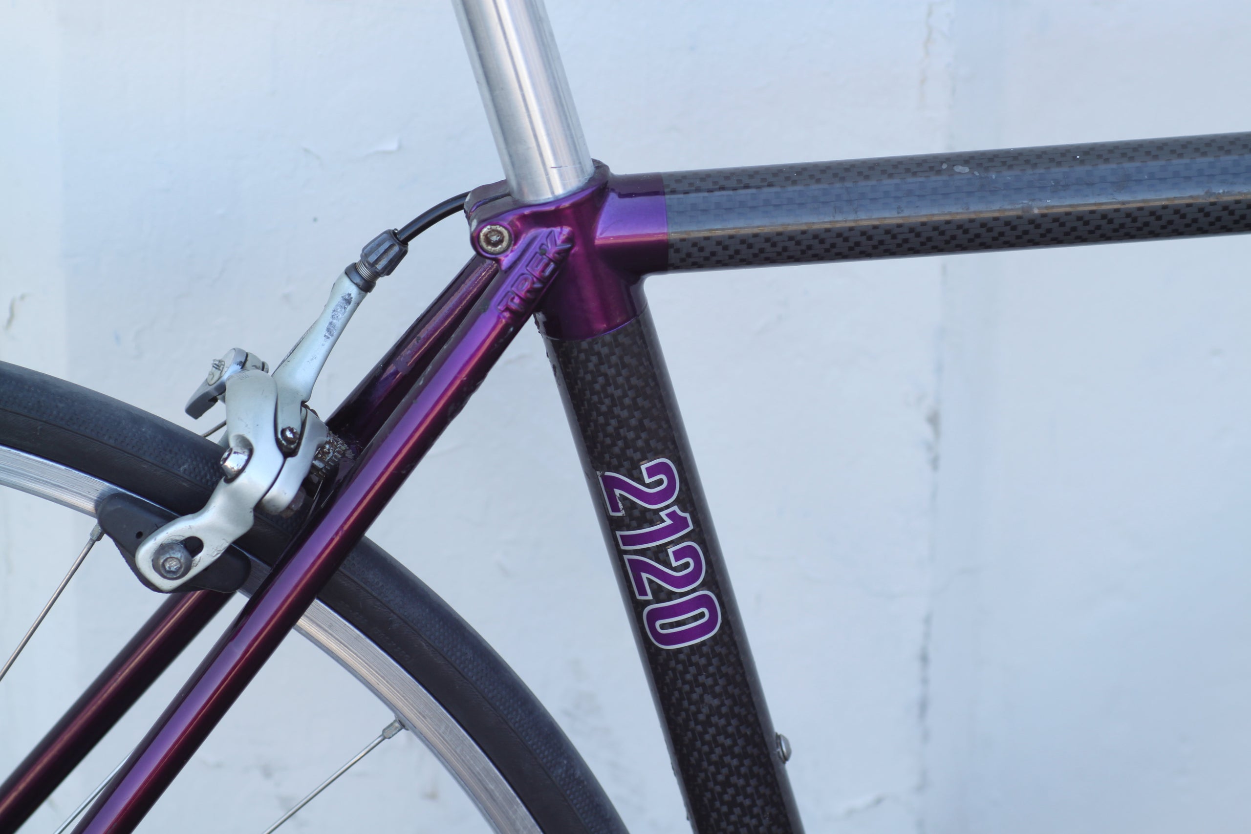 Trek 2120 ZX Carbon Series Road Bike with Shimano RX100 105 50cm black purple ZKMO Used Bikes for Sale Silicon Valley Bicycle Exchange Bay Area