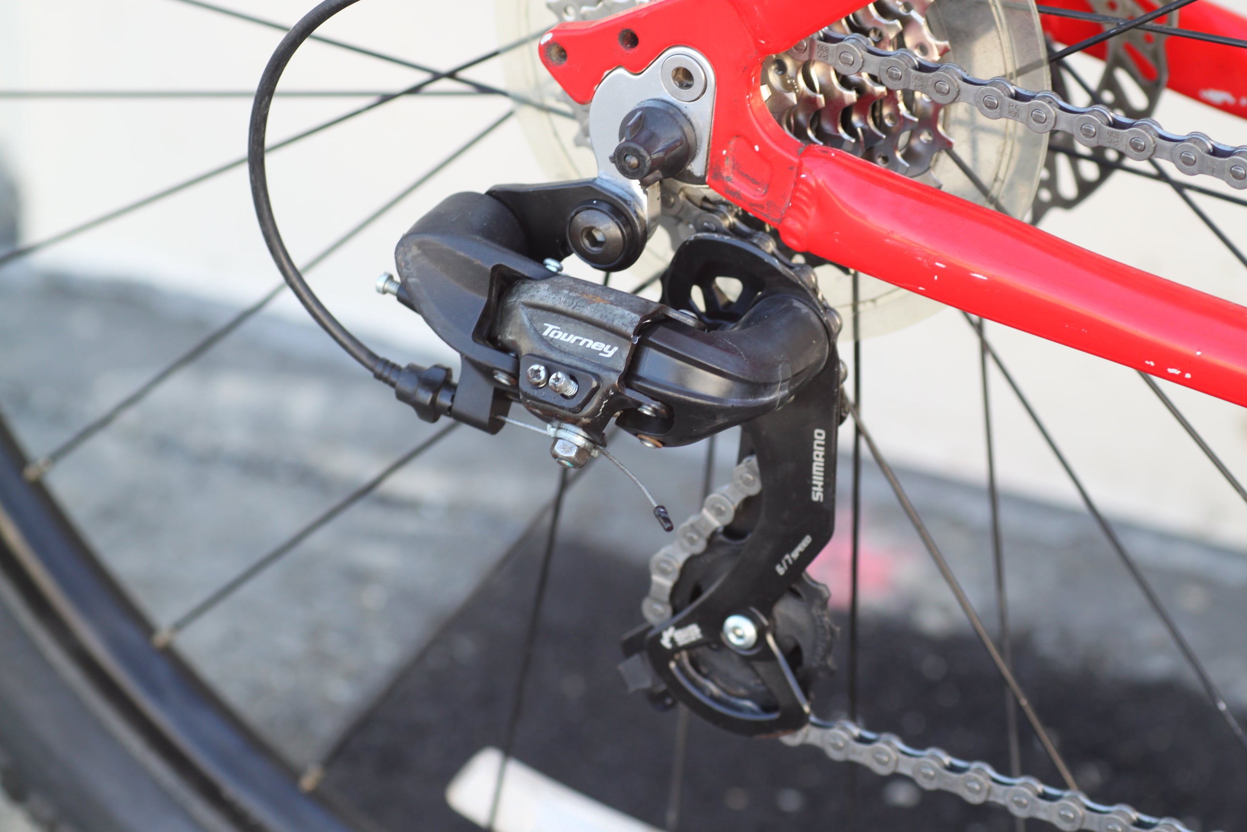 Trek Marlin 5 29er with Disc Brakes and RST Fork 17.5 red MVEV Used Bikes for Sale Silicon Valley Bicycle Exchange Bay Area