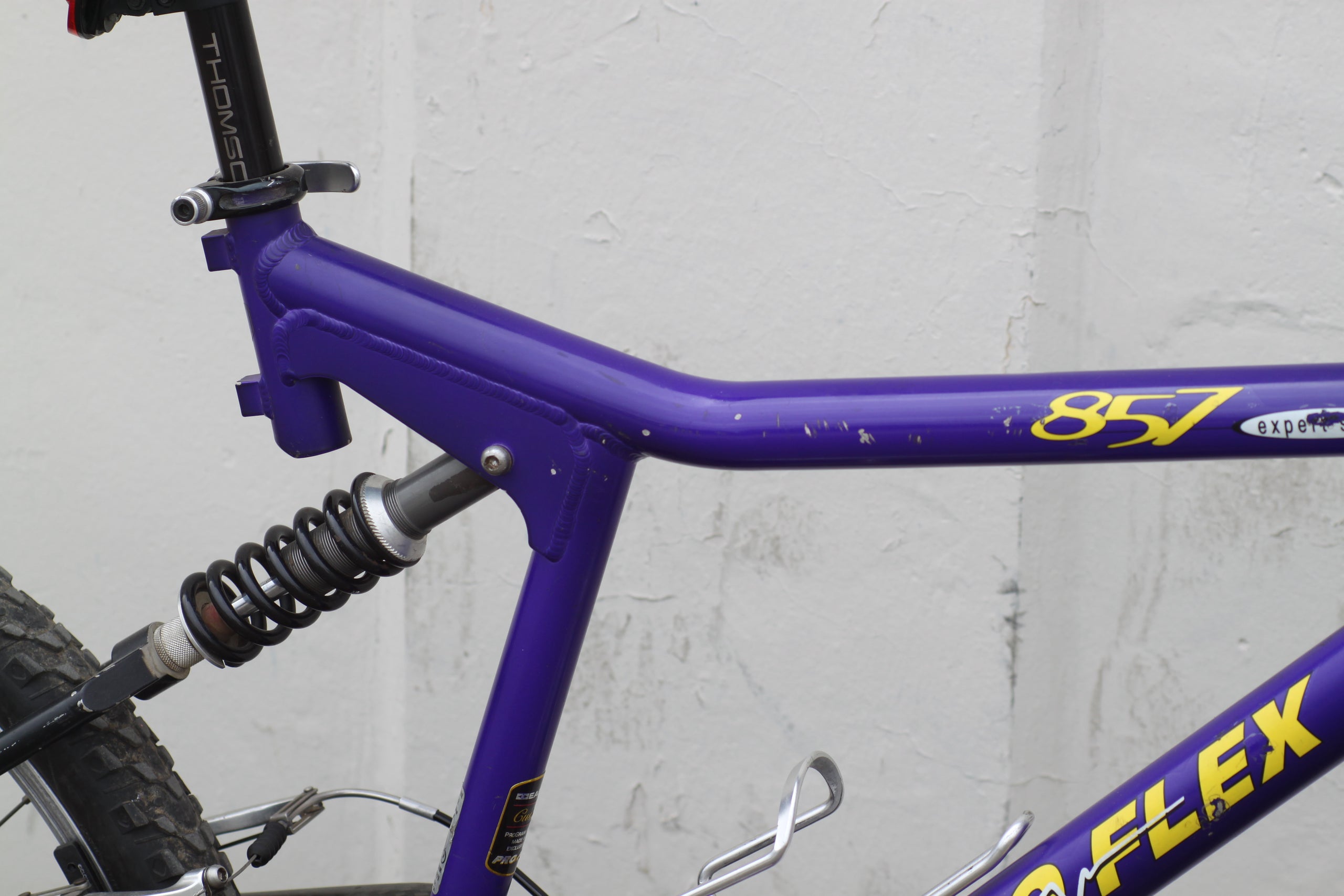 Proflex 857 Expert Full Suspension MTB Girvin Elite Fork Carbon Swingarm L blue PSKE
