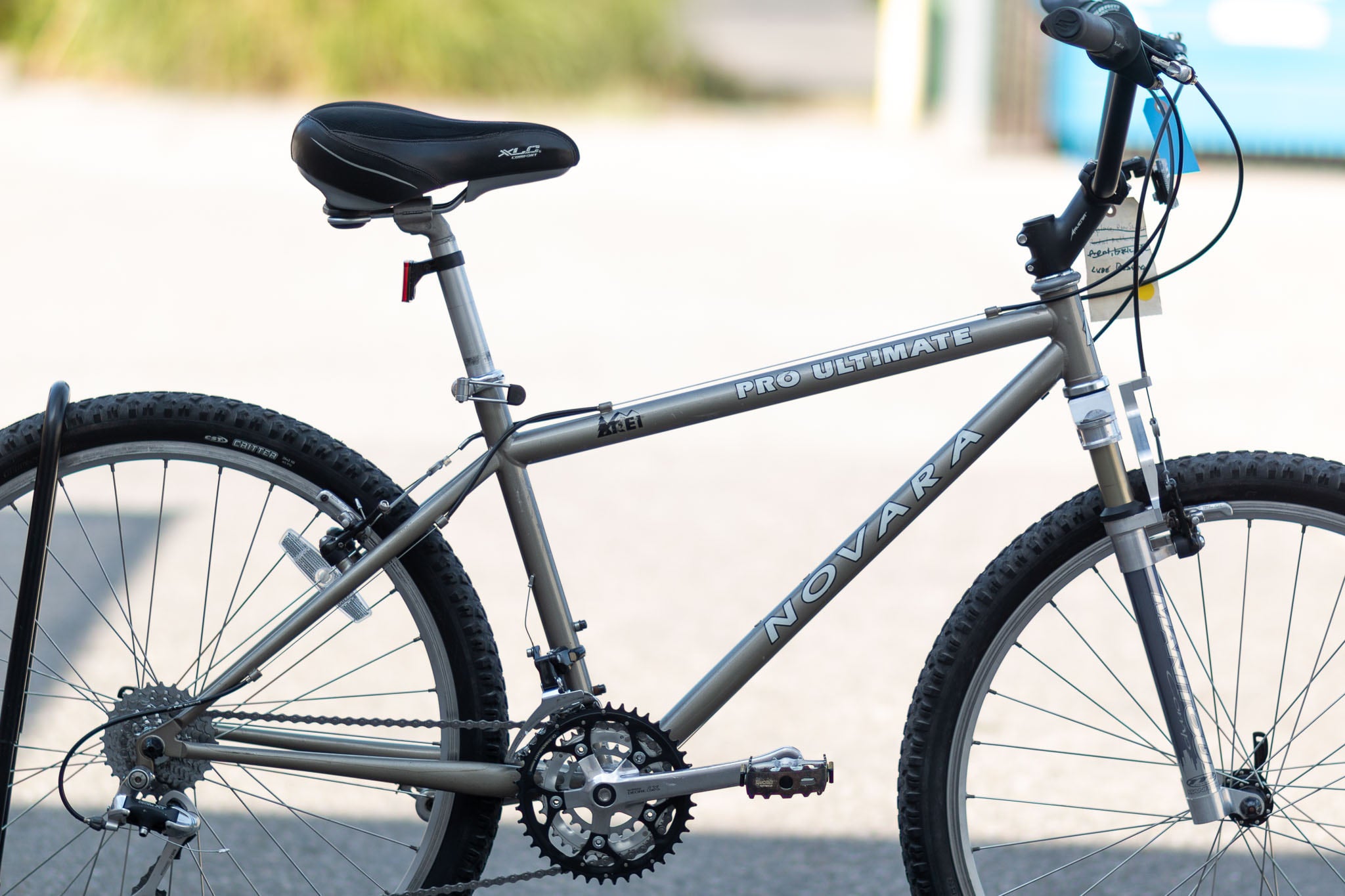 Novara Pro Ultimate Titanium finish hardtail mountain bike Used Bikes for Sale Silicon Valley Bicycle Exchange Bay Area