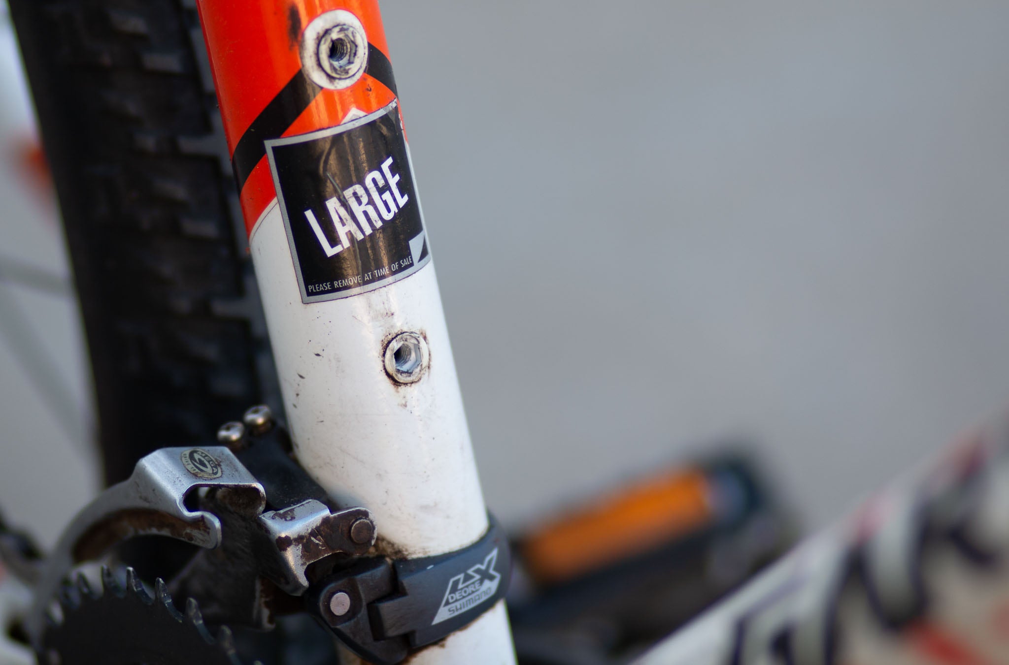 Gary Fisher Paragon Large Mountain Bike White Orange Used Bikes for Sale Silicon Valley Bicycle Exchange Bay Area