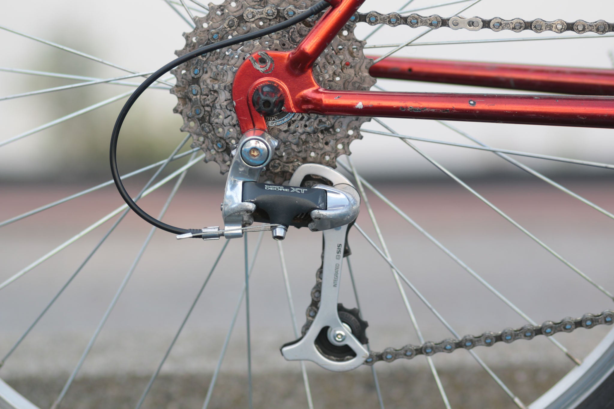 Trek 8700 Carbon Fiber Lugged Mountain Bike (madeinUSA) Small Nude