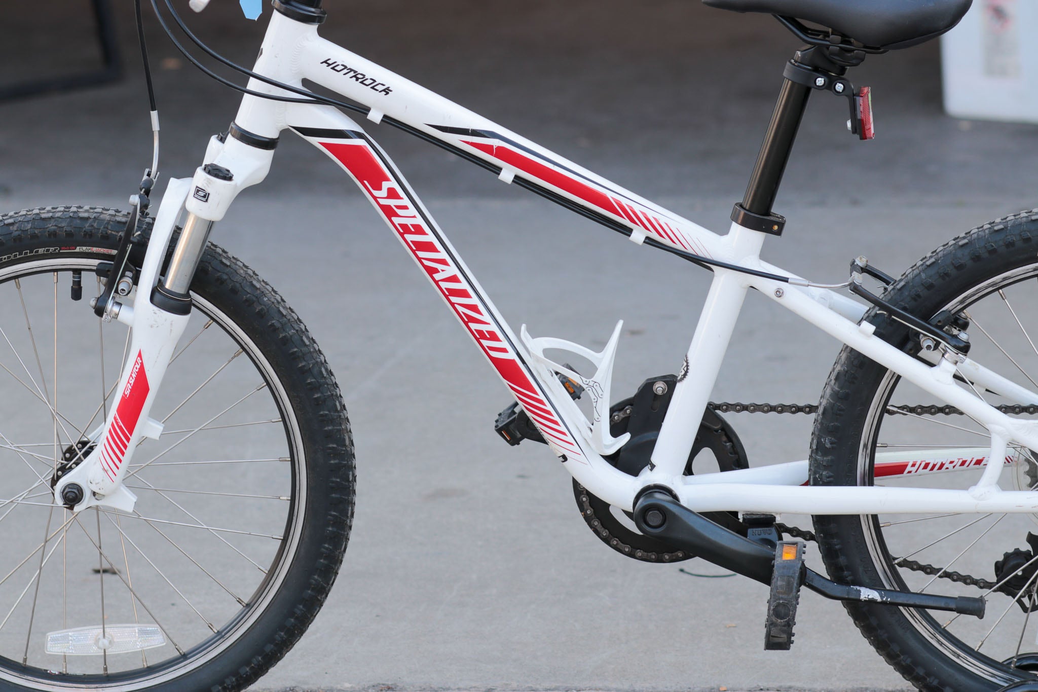 Specialized Hotrock 20 Kid s Mountain Bike White Used Bikes for Sale Silicon Valley Bicycle Exchange Bay Area