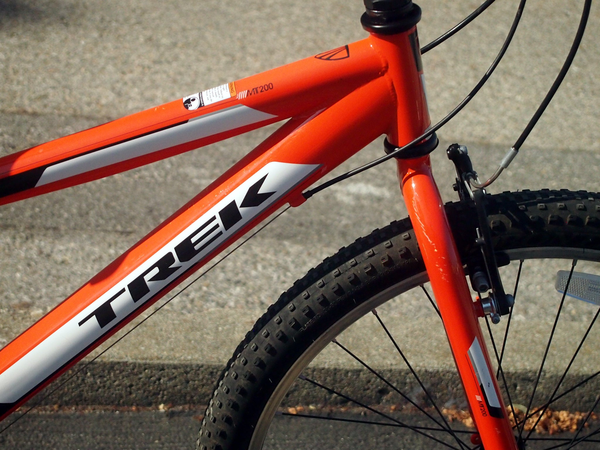 Trek MT200 24 Wheel Kid s Mountain Bike Orange Used Bikes for Sale Silicon Valley Bicycle Exchange Bay Area