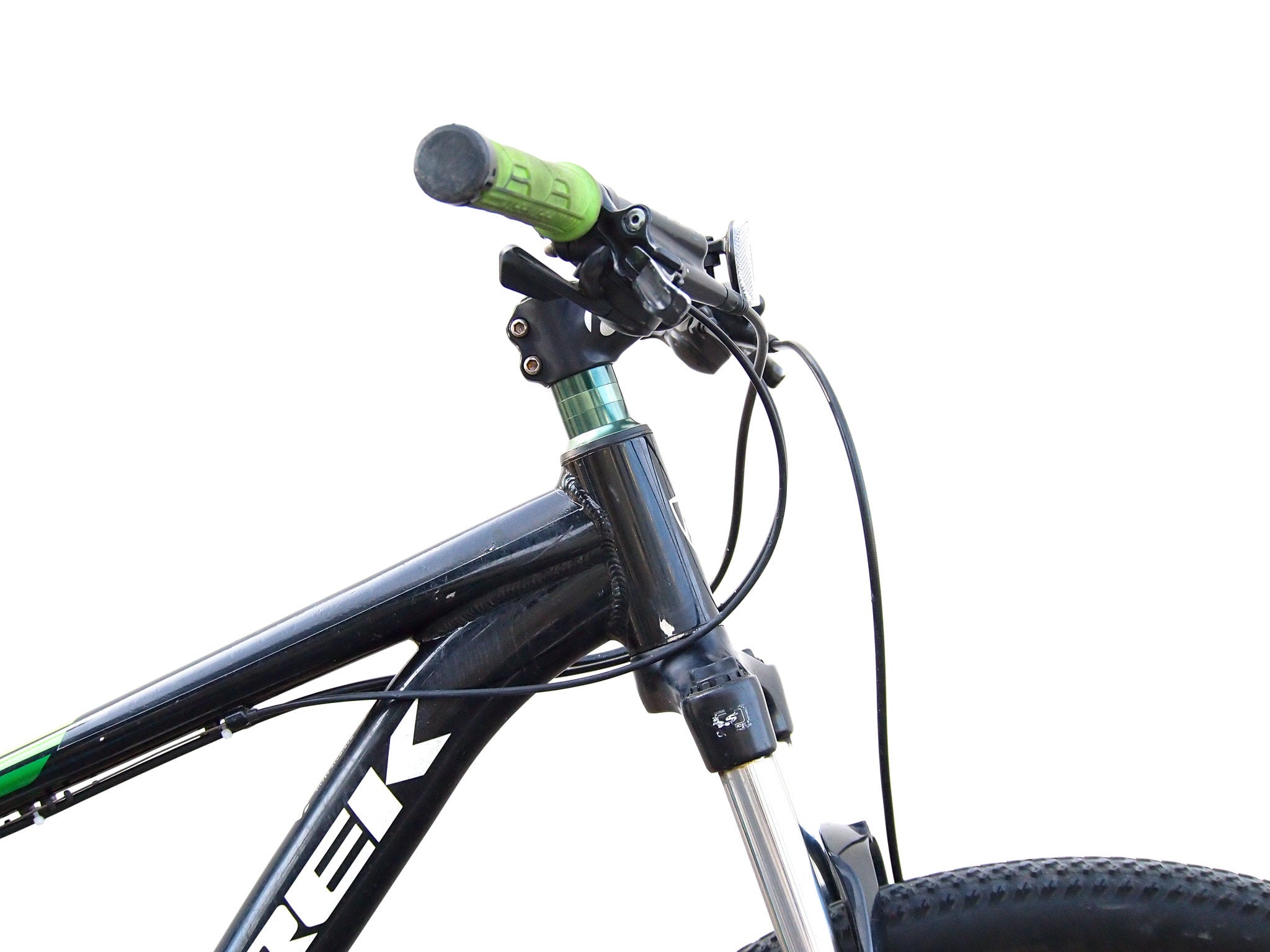 Trek Marlin 6 hardtail mountain bike 15.5 Black Green Used Bikes for Sale Silicon Valley Bicycle Exchange Bay Area
