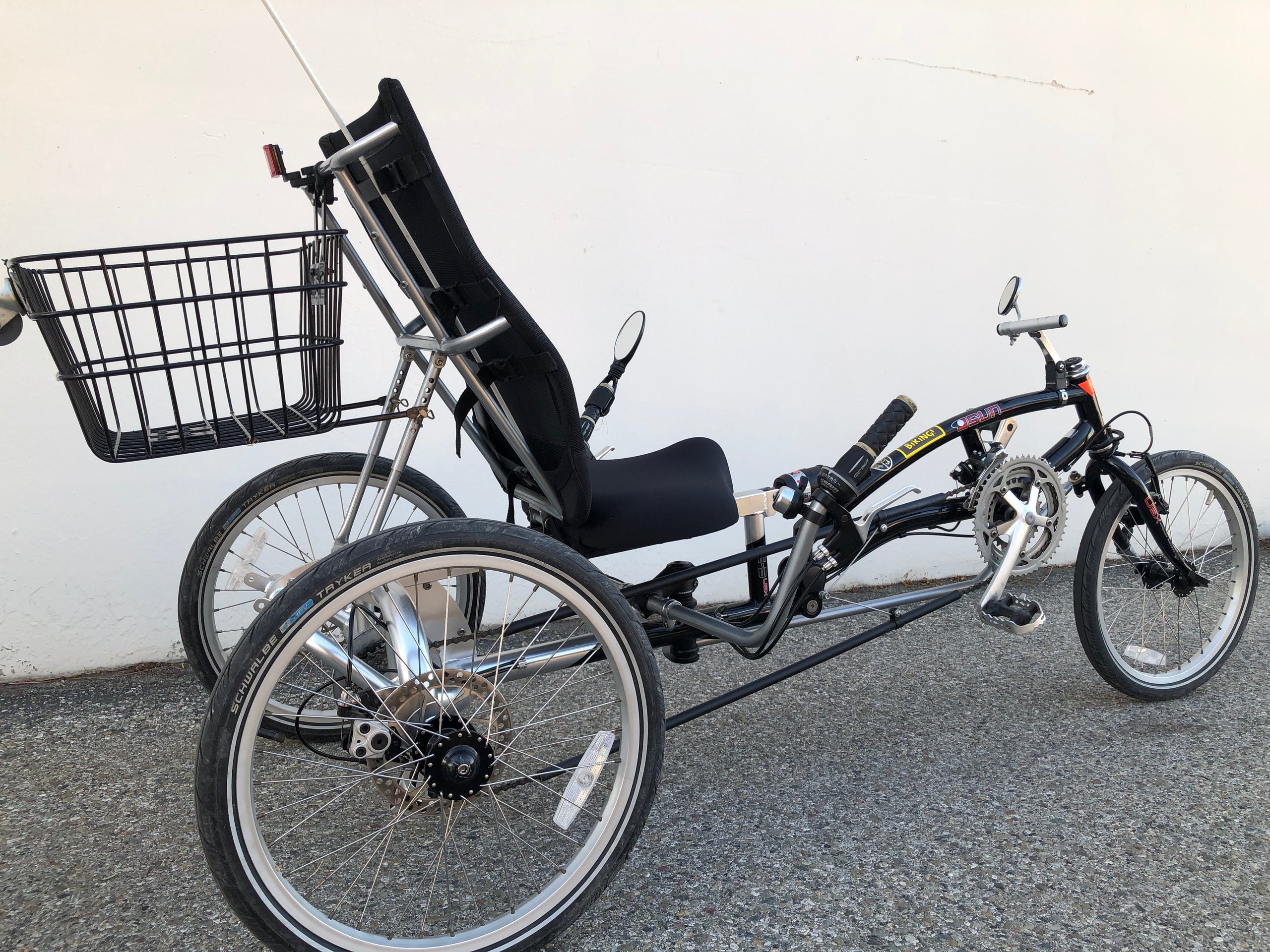 Sun EZ 3 USX recumbent trike Black Used Bikes for Sale Silicon Valley Bicycle Exchange Bay Area