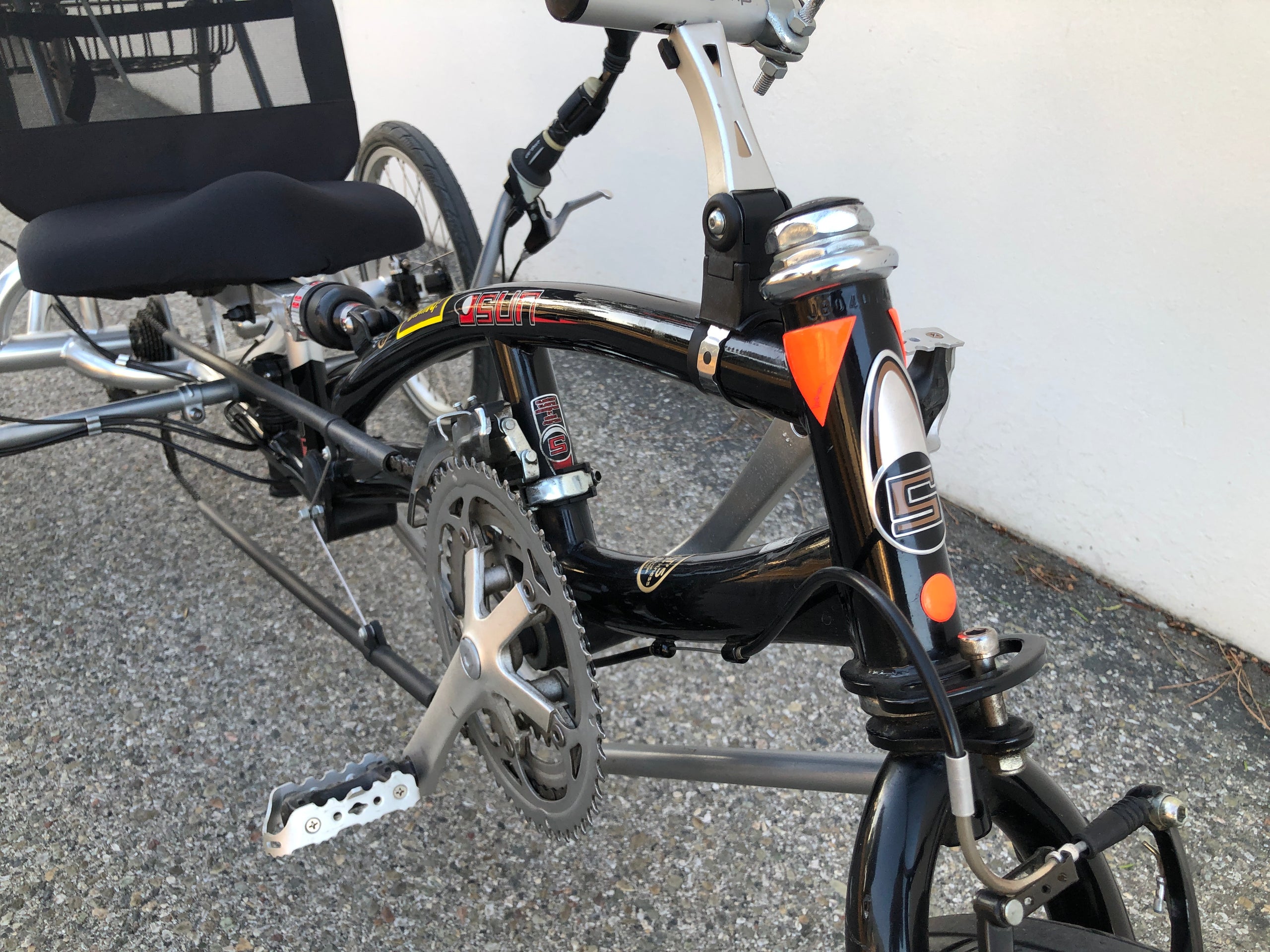 Sun EZ 3 USX recumbent trike Black Used Bikes for Sale Silicon Valley Bicycle Exchange Bay Area