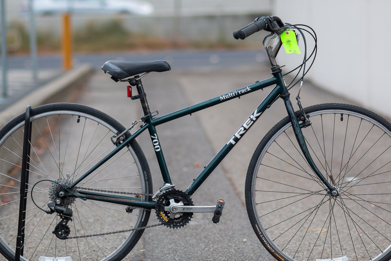 Trek 700 MultiTrack hybrid commuter bike Dark Green  Used Bikes for Sale -  Silicon Valley Bicycle Exchange - Bay Area