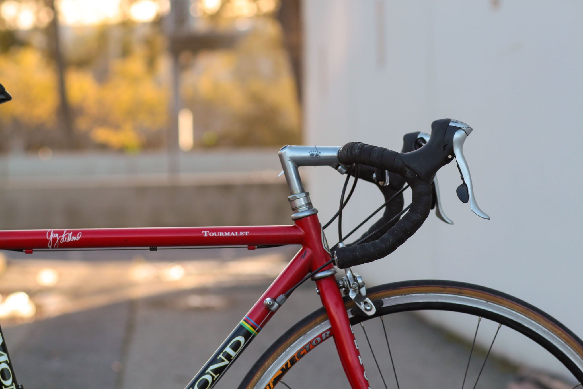 LeMond Tourmalet Handbuilt in the USA Vintage Steel Road Bike Rolf Vector Wheels Red Used Bikes for Sale Silicon Valley Bicycle Exchange Bay Area