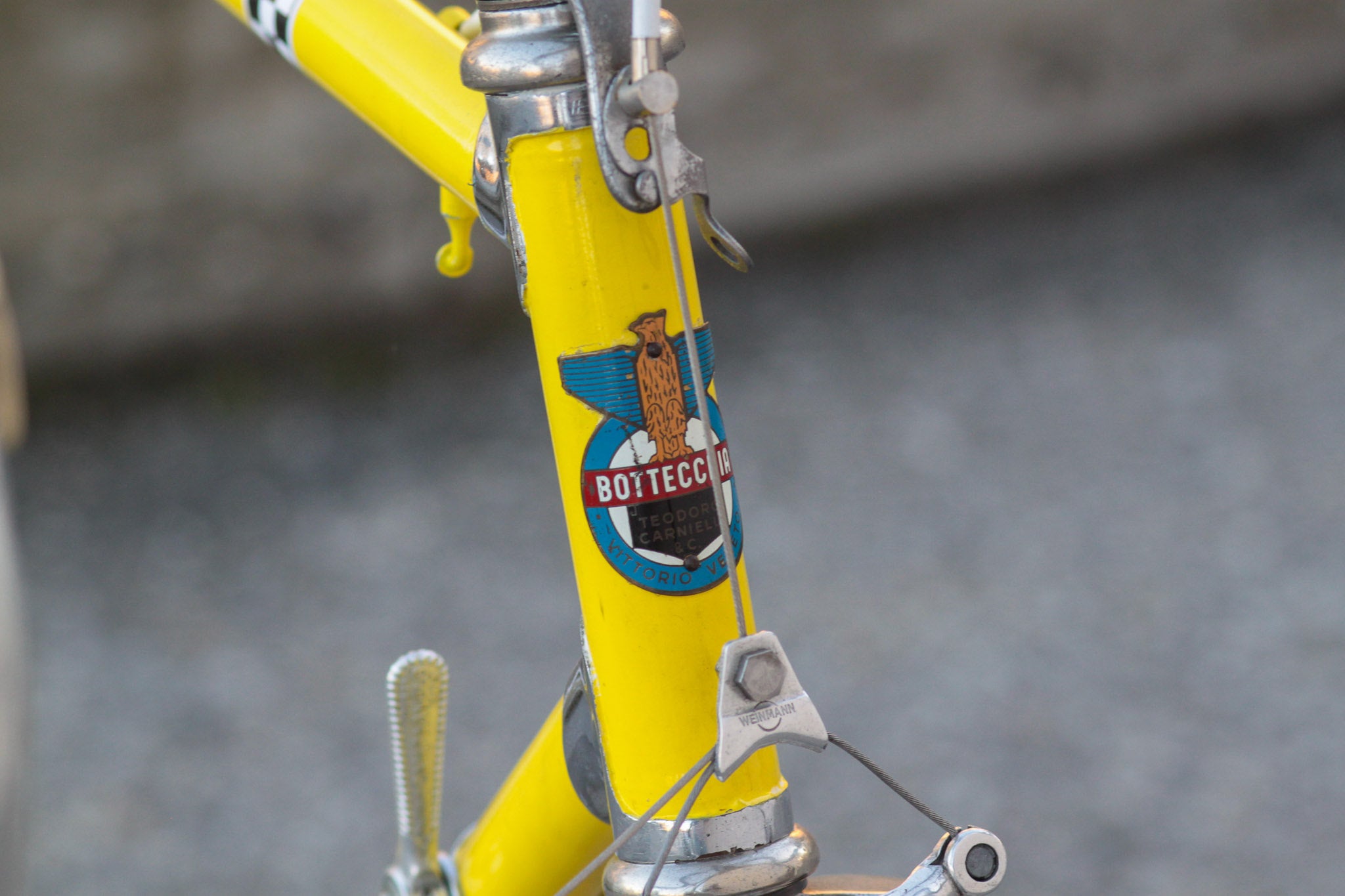 Bottecchia Vintage Lugged Steel Road Bike Yellow Used Bikes for Sale Silicon Valley Bicycle Exchange Bay Area