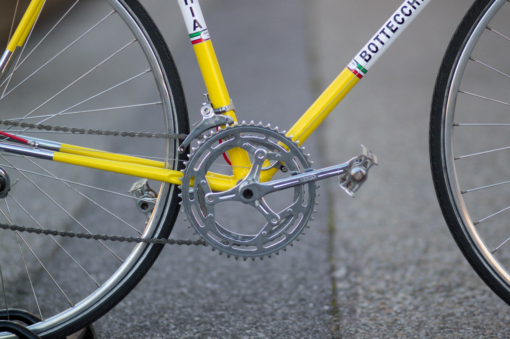 Bottecchia Vintage Lugged Steel Road Bike Yellow Used Bikes for Sale Silicon Valley Bicycle Exchange Bay Area