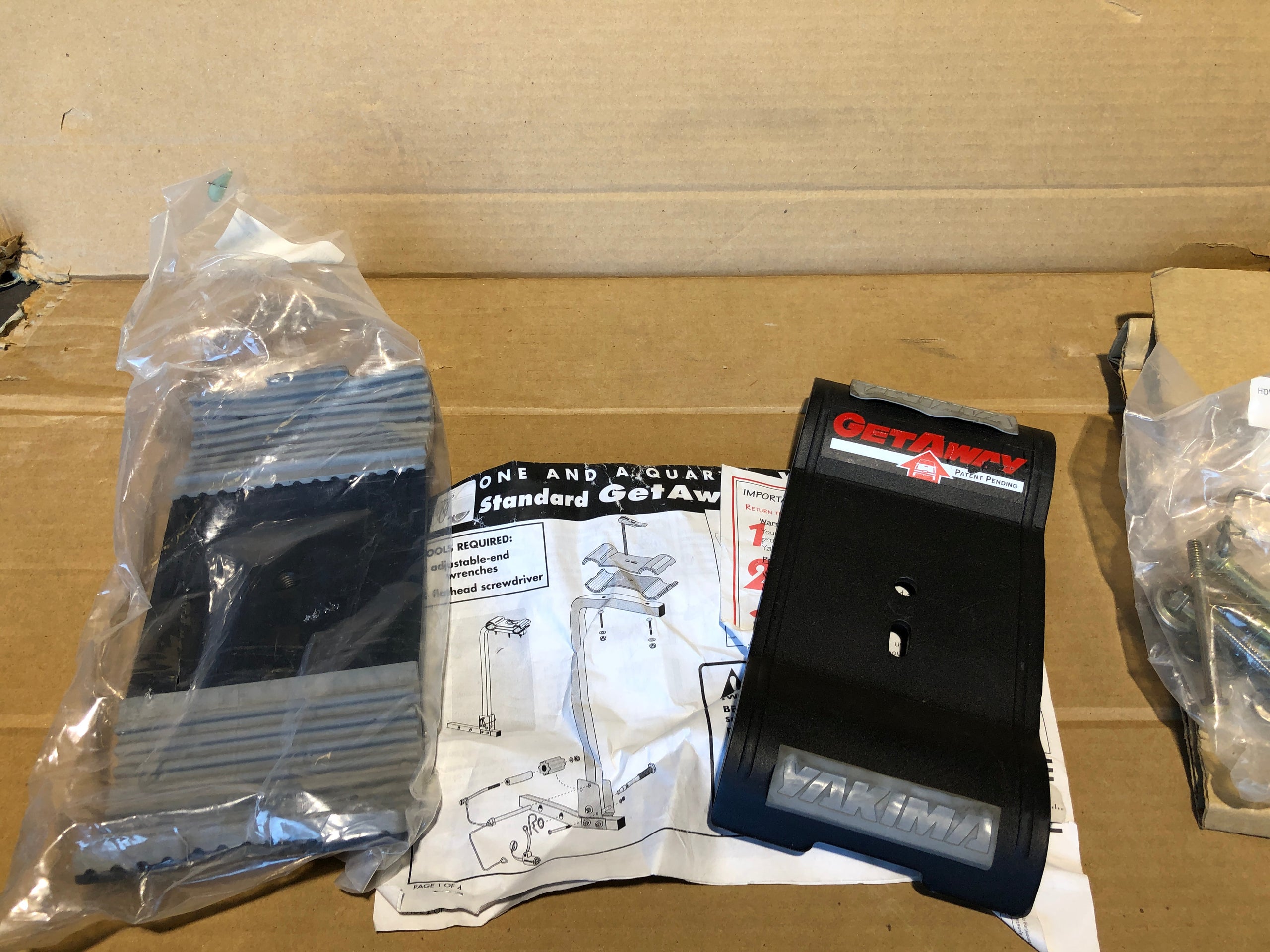 Yakima getaway bike rack parts clearance
