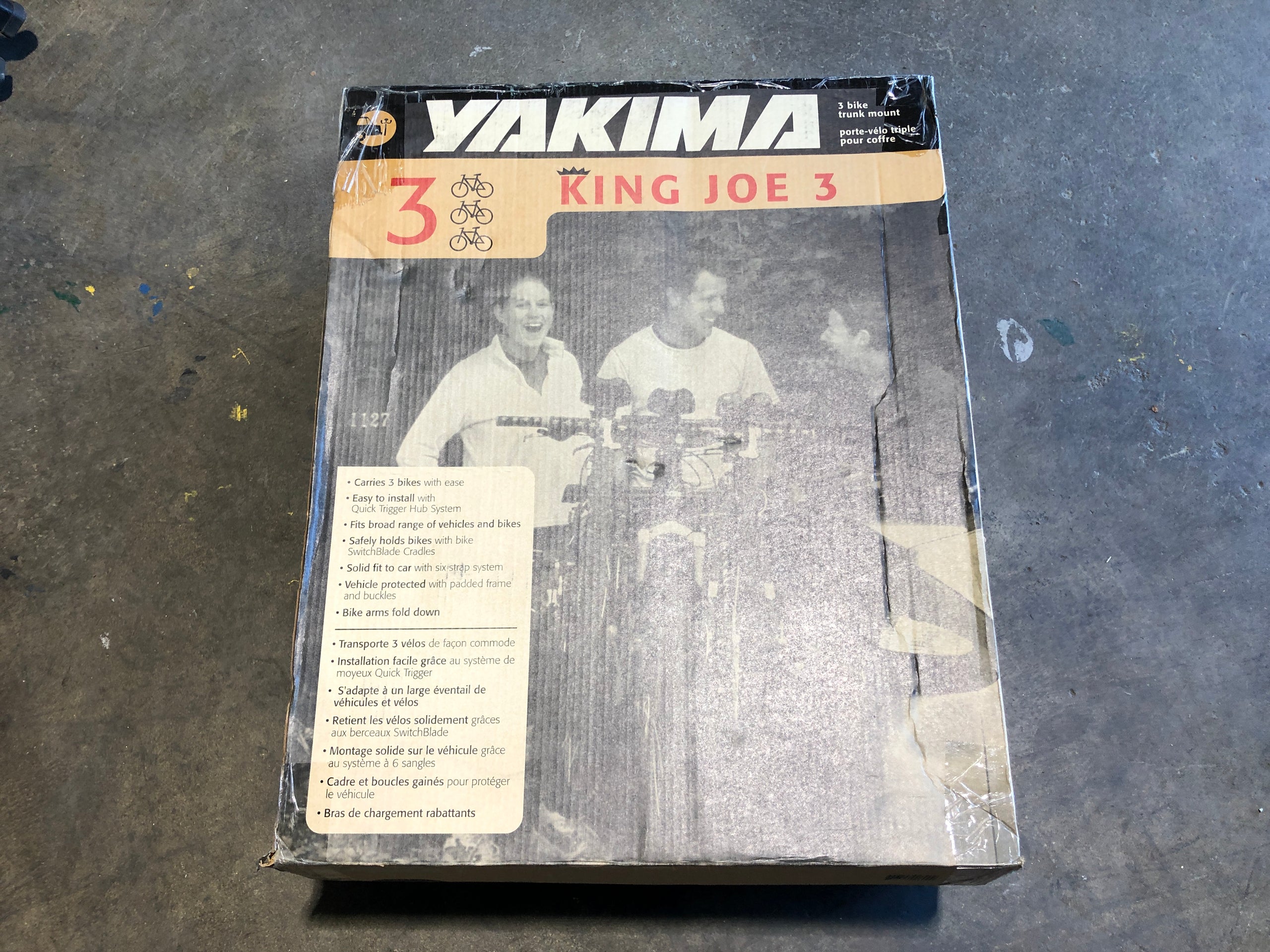 Yakima kingjoe 2025 3 bike rack