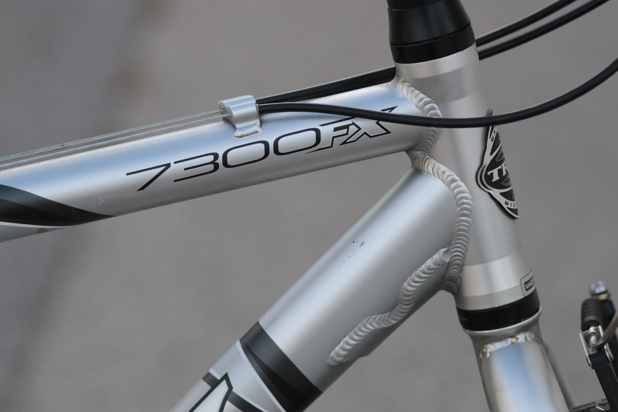 Trek 7300 FX Commuter Hybrid Bike Silver Small Medium Used Bikes for Sale Silicon Valley Bicycle Exchange Bay Area